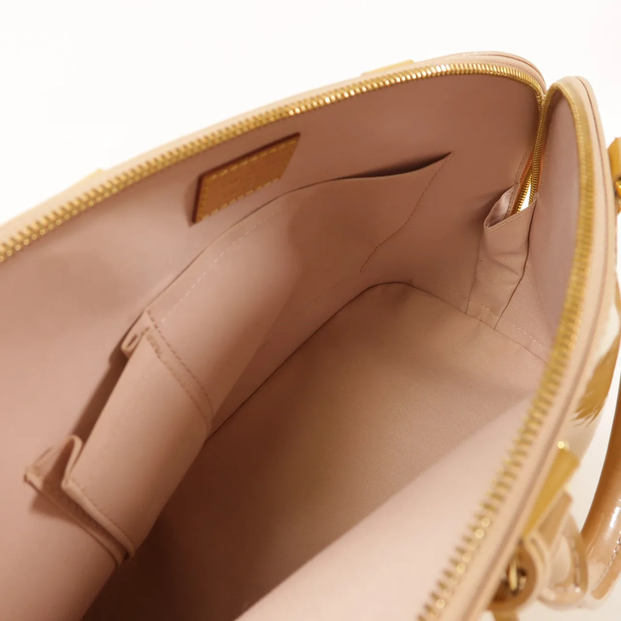 LOUIS VUITTON Alma M91583 手提包 皮革 黃色 / Yellow 皮革 中古品B - 縮圖 5