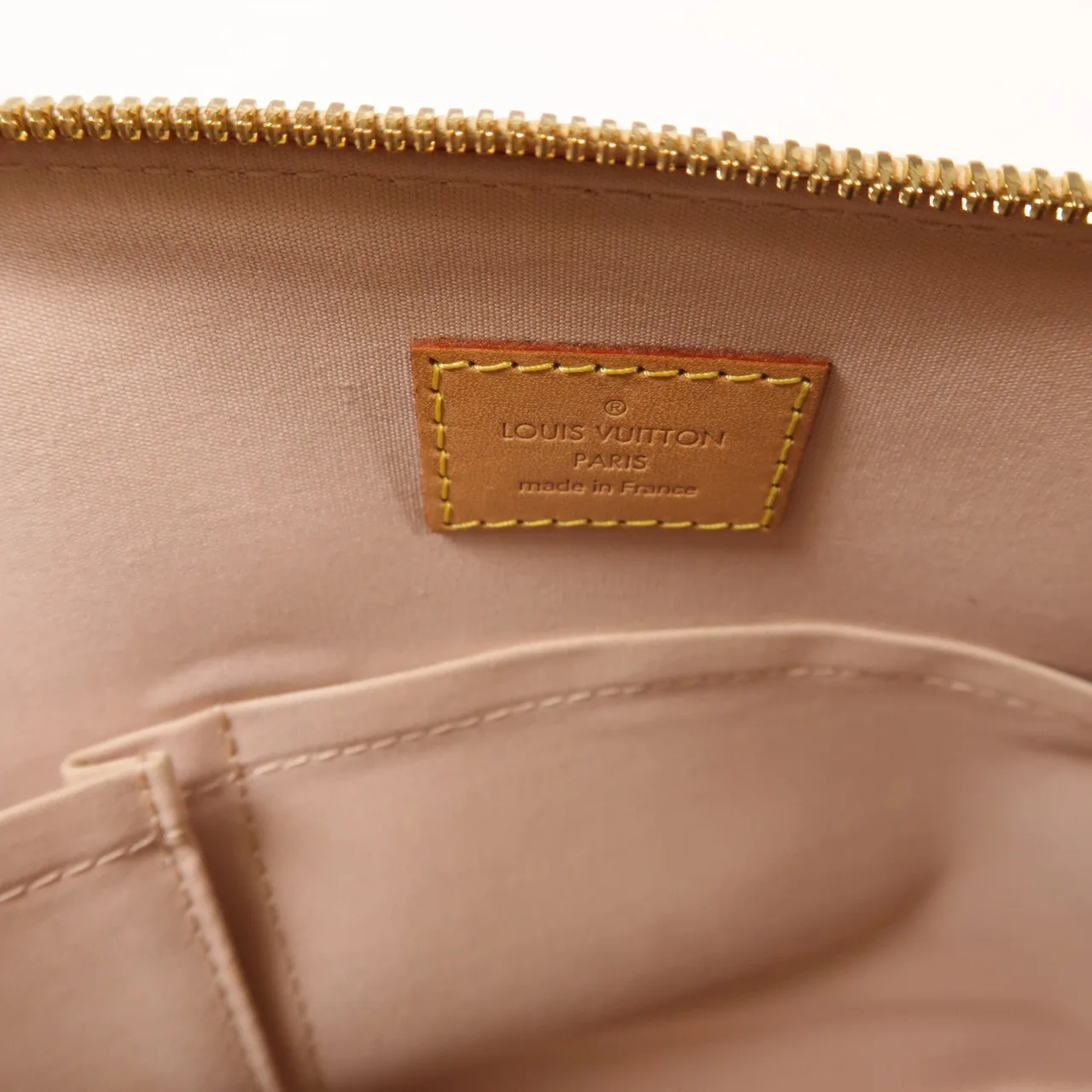 LOUIS VUITTON Alma M91583 手提包 皮革 黃色 / Yellow 皮革 中古品B - 縮圖 6