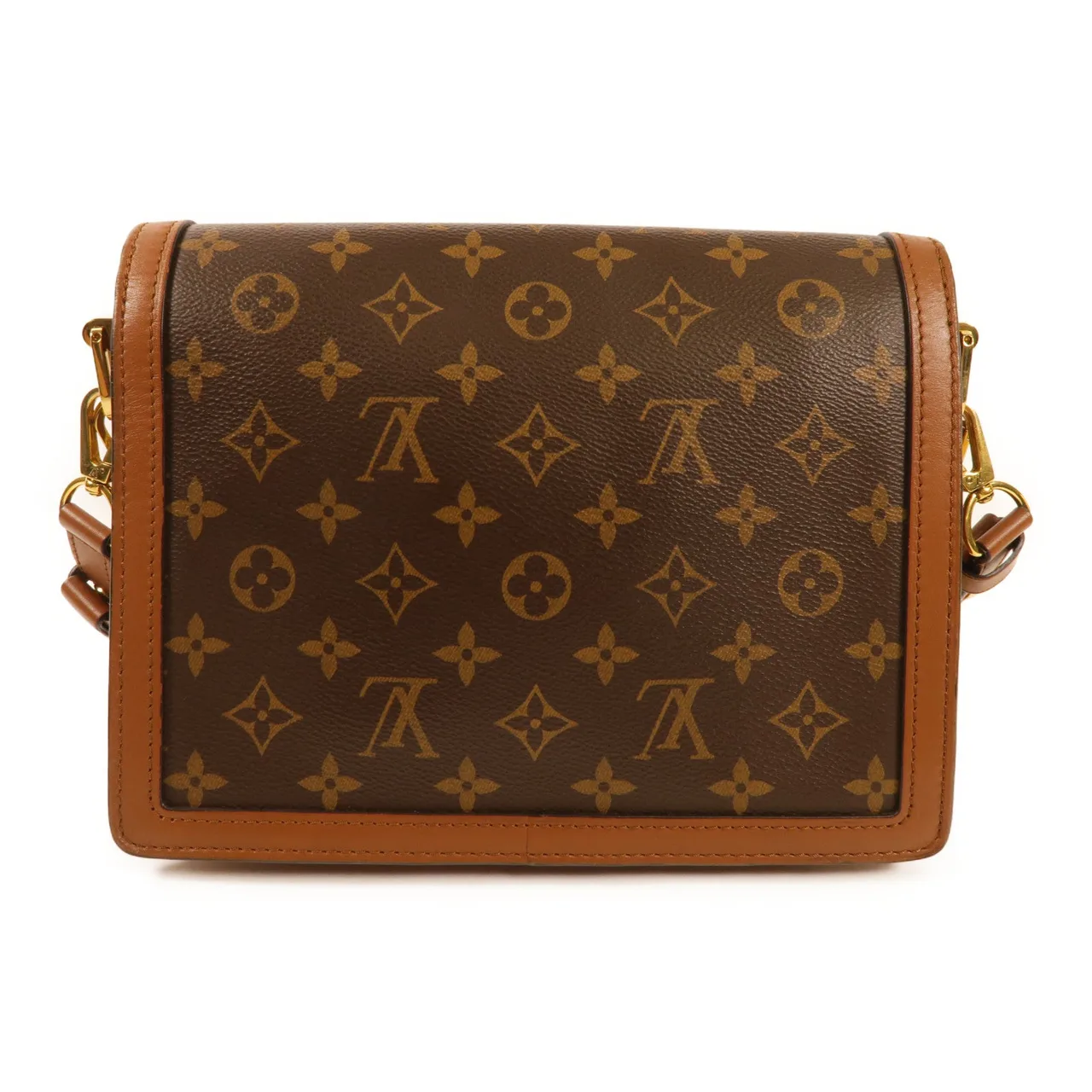 LOUIS VUITTON Dauphine M44391 兩用包 塗層帆布 棕色 塗層帆布 中古品B - 縮圖 2