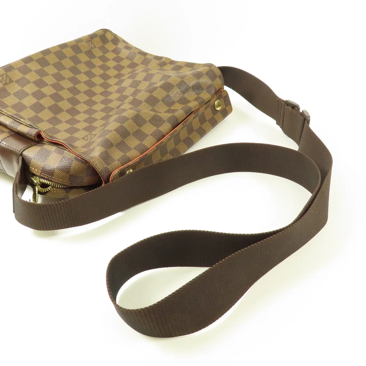 LOUIS VUITTON Naviglio N45255 肩背包 塗層帆布 棕色 / Brown 塗層帆布 中古品B - 縮圖 9