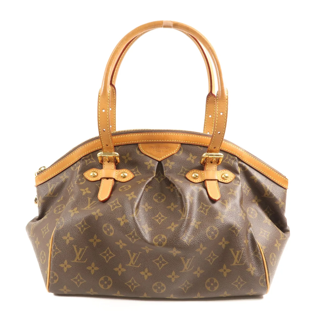 LOUIS VUITTON Tivoli M40144 Shoulder Bag Coated Canvas 棕色 / Brown