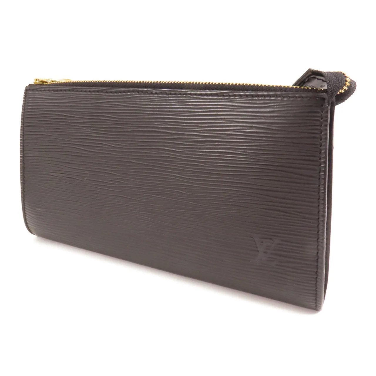 LOUIS VUITTON Pochette Accessoires M52982 化妝箱包 牛皮 黑色 / Black 牛皮 中古品B - 縮圖 2