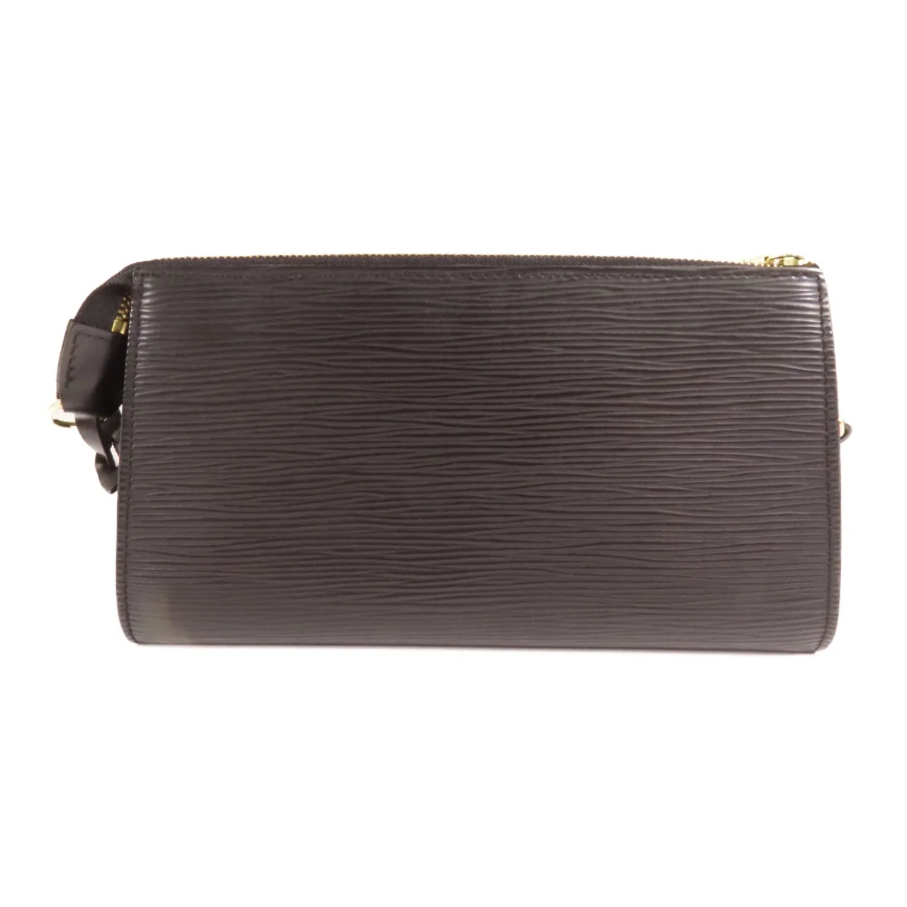 LOUIS VUITTON Pochette Accessoires M52982 化妝箱包 牛皮 黑色 / Black 牛皮 中古品B - 縮圖 3