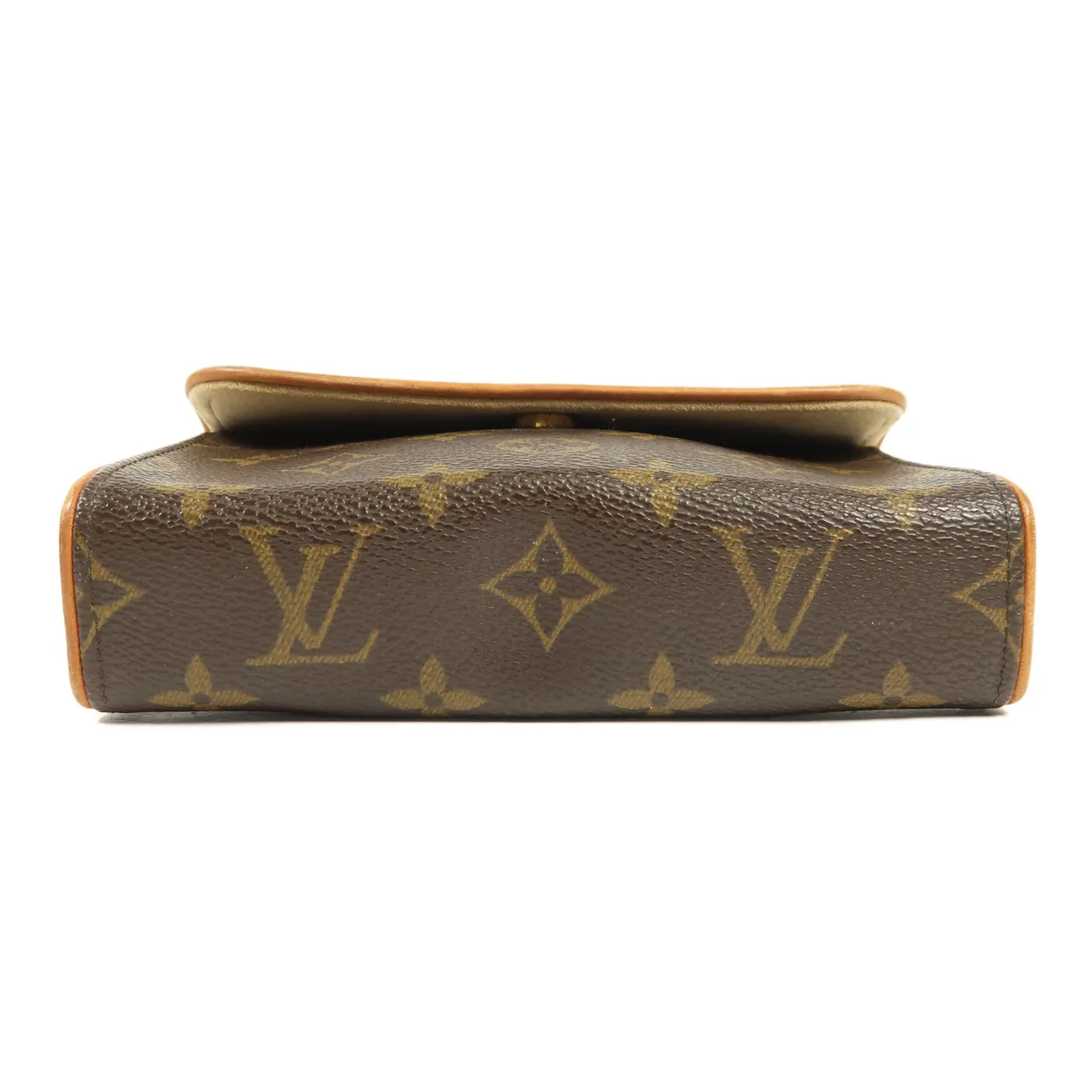LOUIS VUITTON Pochette Florentine M51855 腰包 塗層帆布 棕色 塗層帆布 中古品B - 縮圖 4