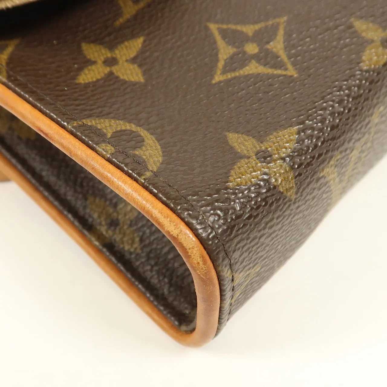LOUIS VUITTON Pochette Florentine M51855 腰包 塗層帆布 棕色 塗層帆布 中古品B - 縮圖 9