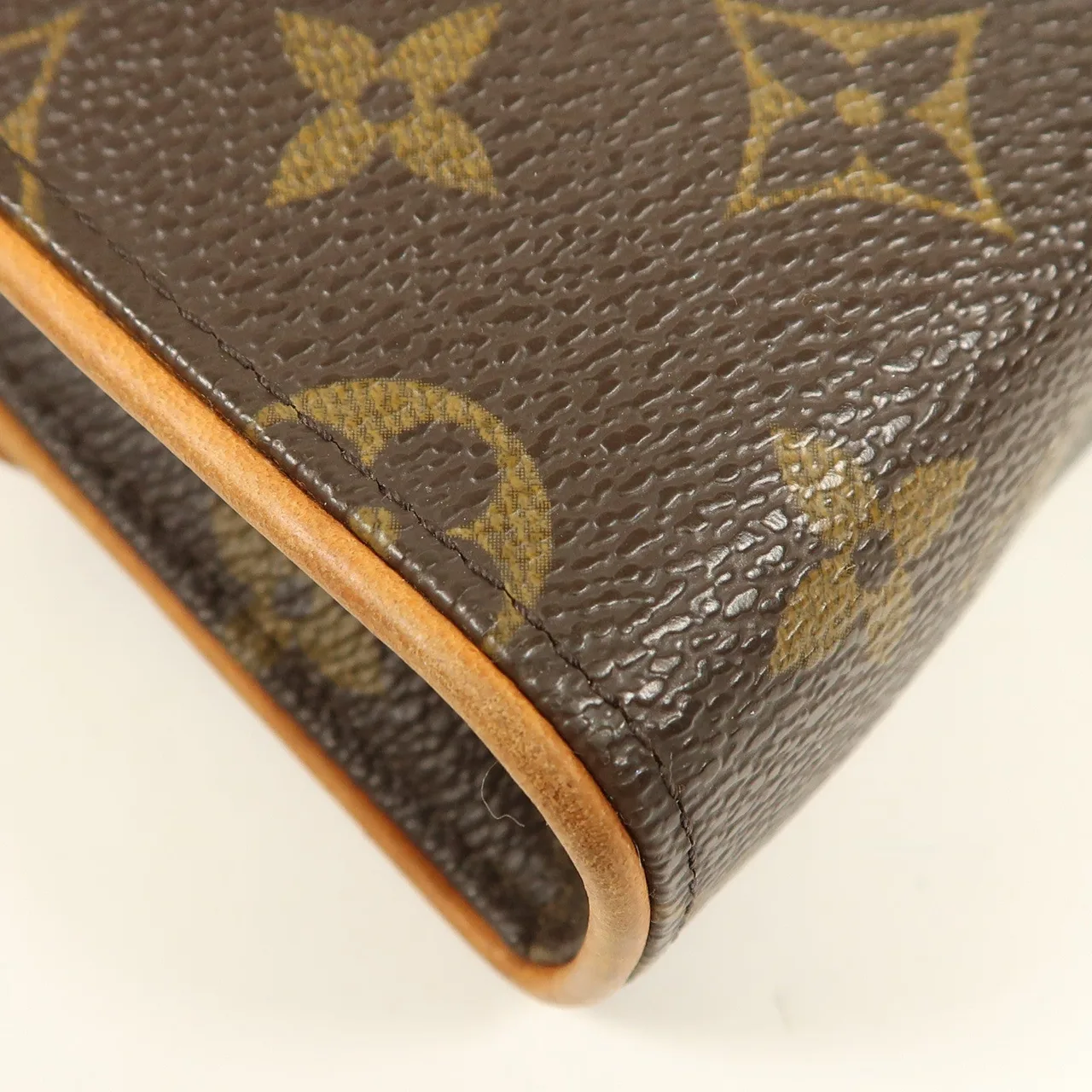 LOUIS VUITTON Pochette Florentine M51855 腰包 塗層帆布 棕色 塗層帆布 中古品B - 縮圖 11