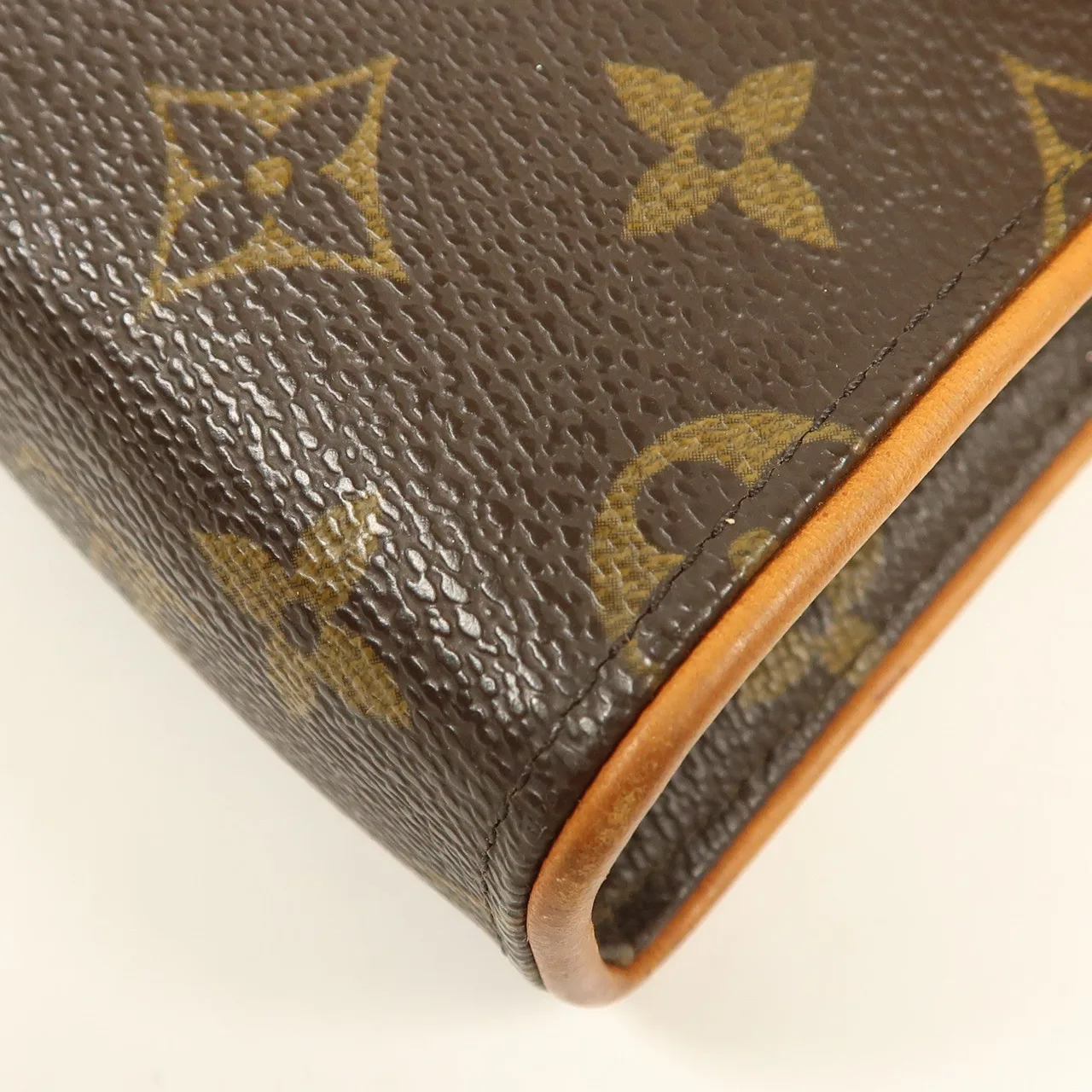 LOUIS VUITTON Pochette Florentine M51855 腰包 塗層帆布 棕色 塗層帆布 中古品B - 縮圖 12