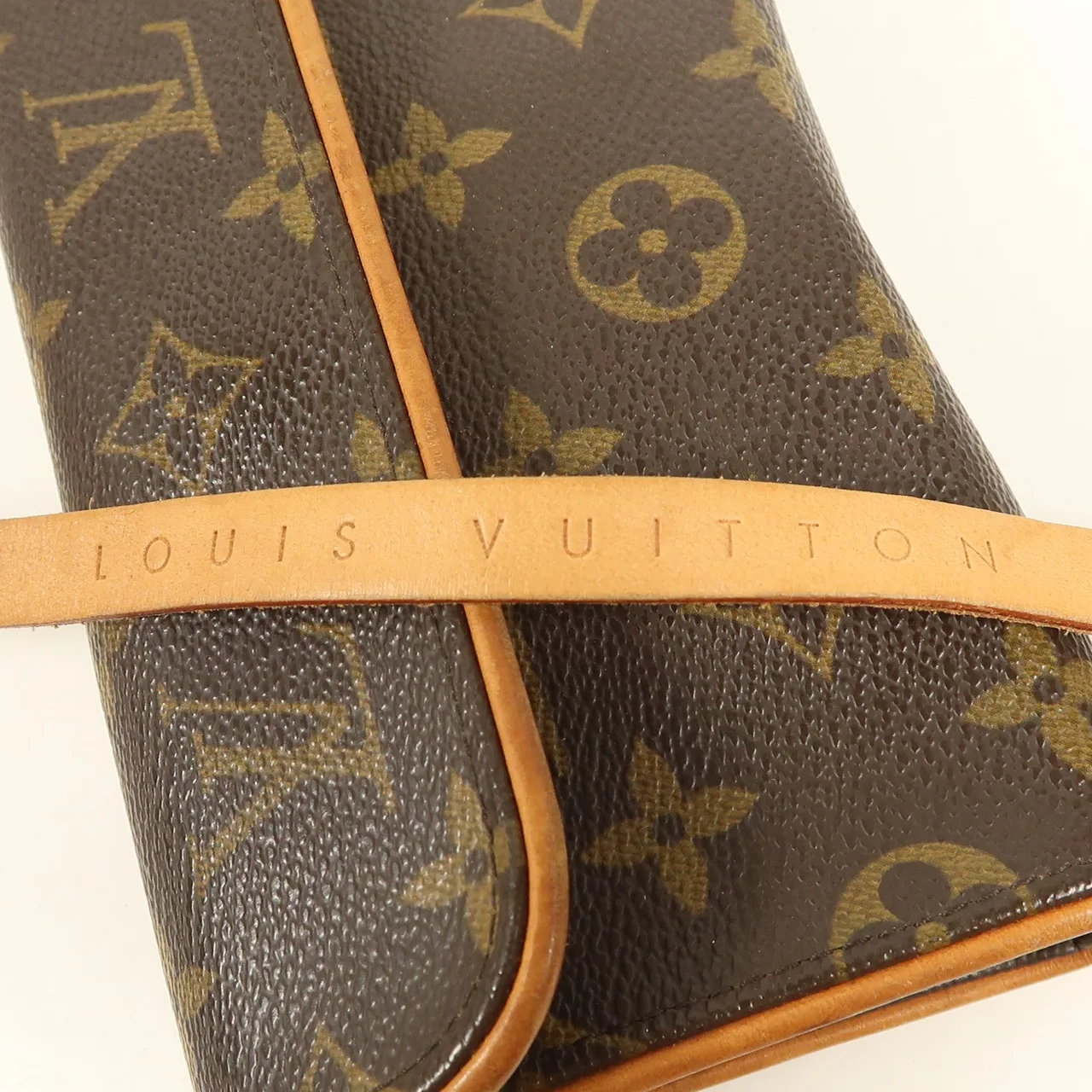 LOUIS VUITTON Pochette Florentine M51855 腰包 塗層帆布 棕色 塗層帆布 中古品B - 縮圖 14