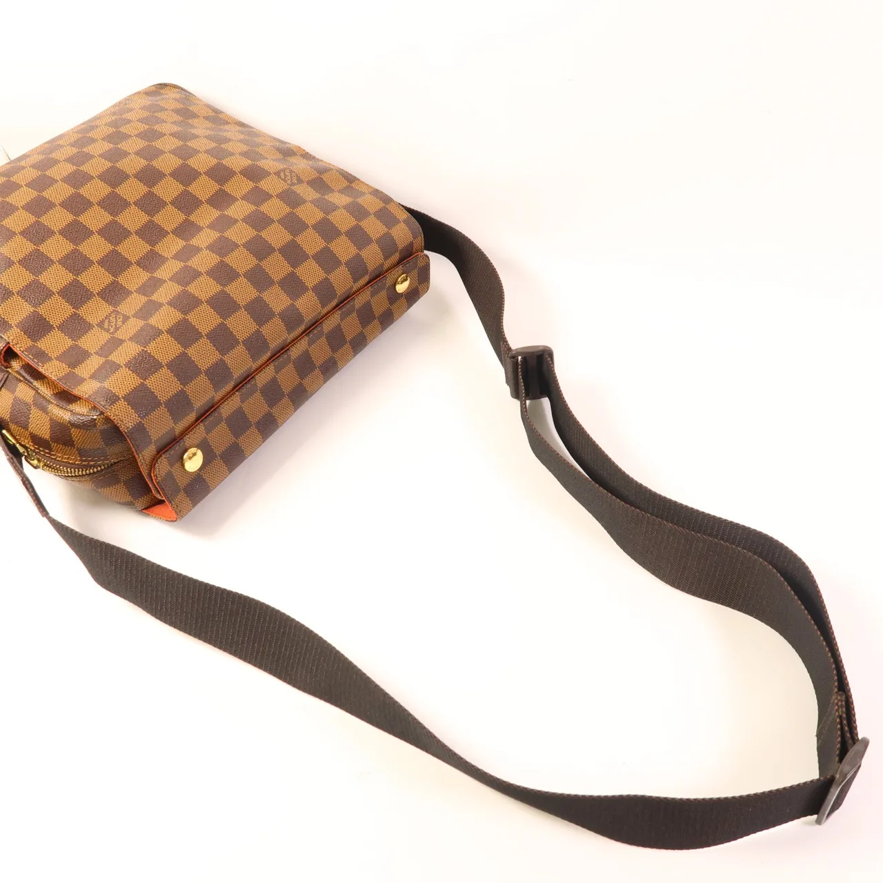 LOUIS VUITTON Naviglio N45255 肩背包 塗層帆布 棕色 塗層帆布 中古品A - 縮圖 5
