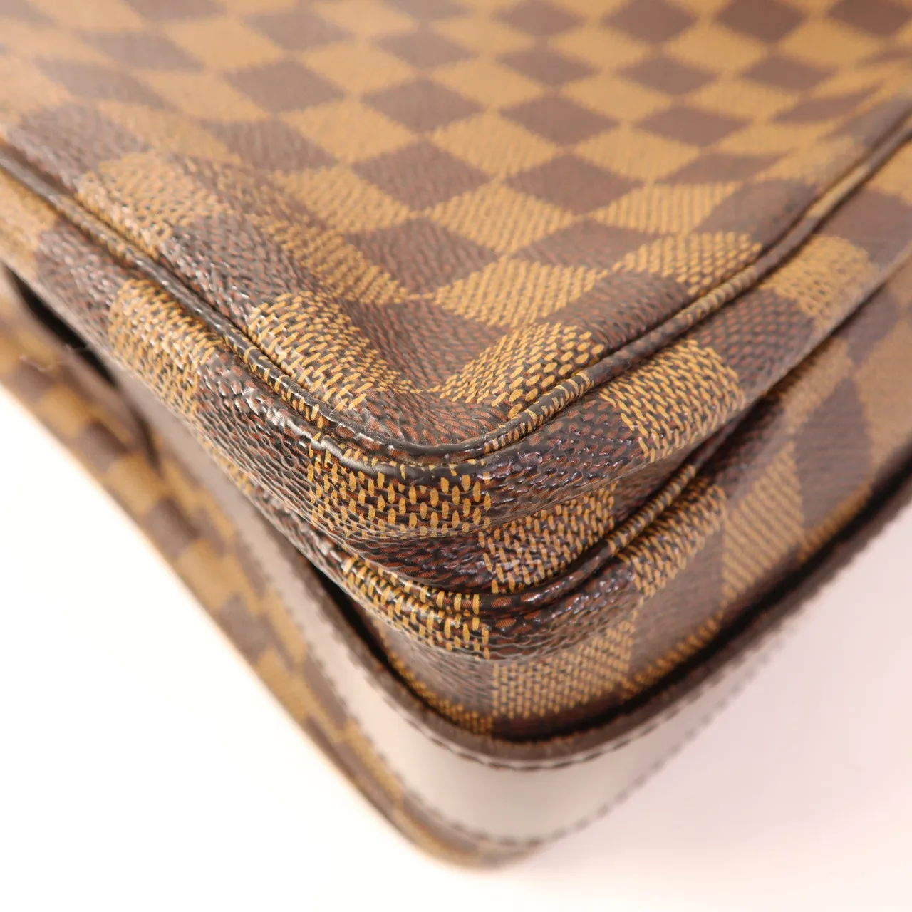 LOUIS VUITTON Naviglio N45255 肩背包 塗層帆布 棕色 塗層帆布 中古品A - 縮圖 12