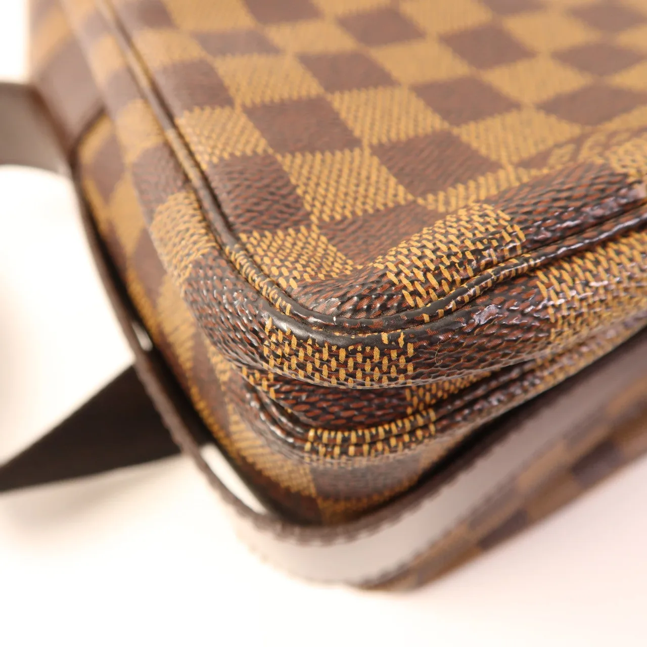 LOUIS VUITTON Naviglio N45255 肩背包 塗層帆布 棕色 塗層帆布 中古品A - 縮圖 13