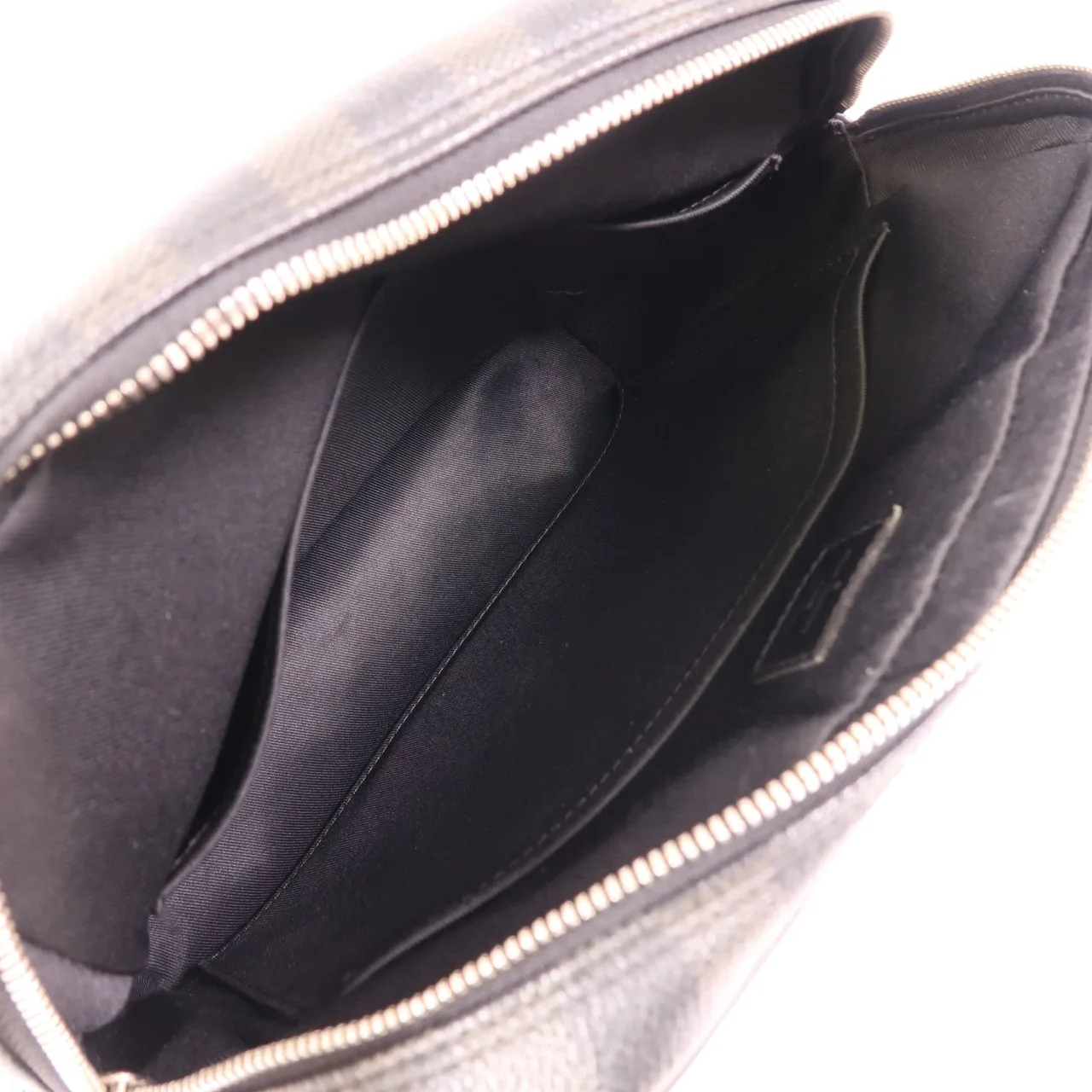 LOUIS VUITTON N41409 肩背包 塗層帆布 黑色 / Black 塗層帆布 中古品B - 縮圖 5