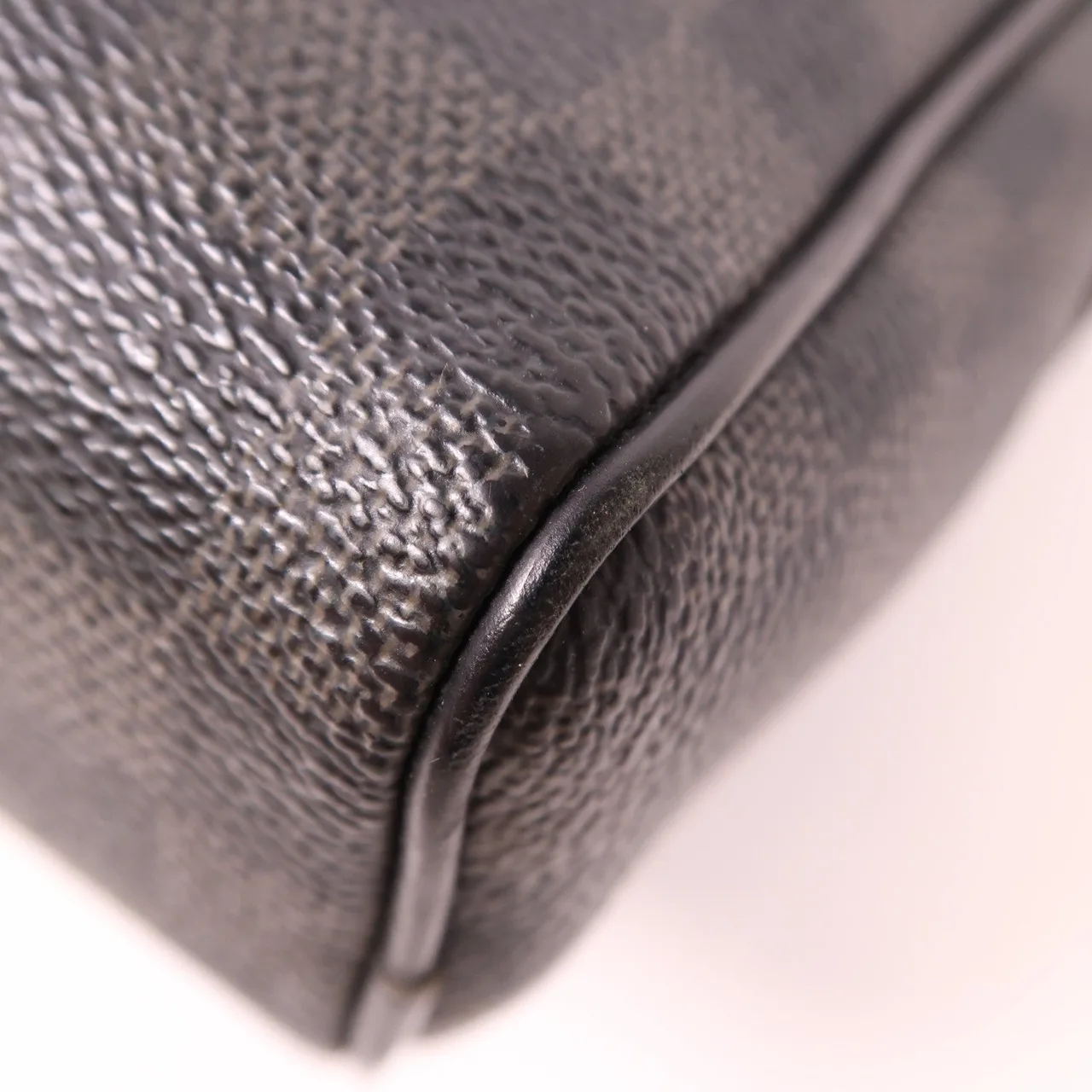 LOUIS VUITTON N41409 肩背包 塗層帆布 黑色 / Black 塗層帆布 中古品B - 縮圖 11