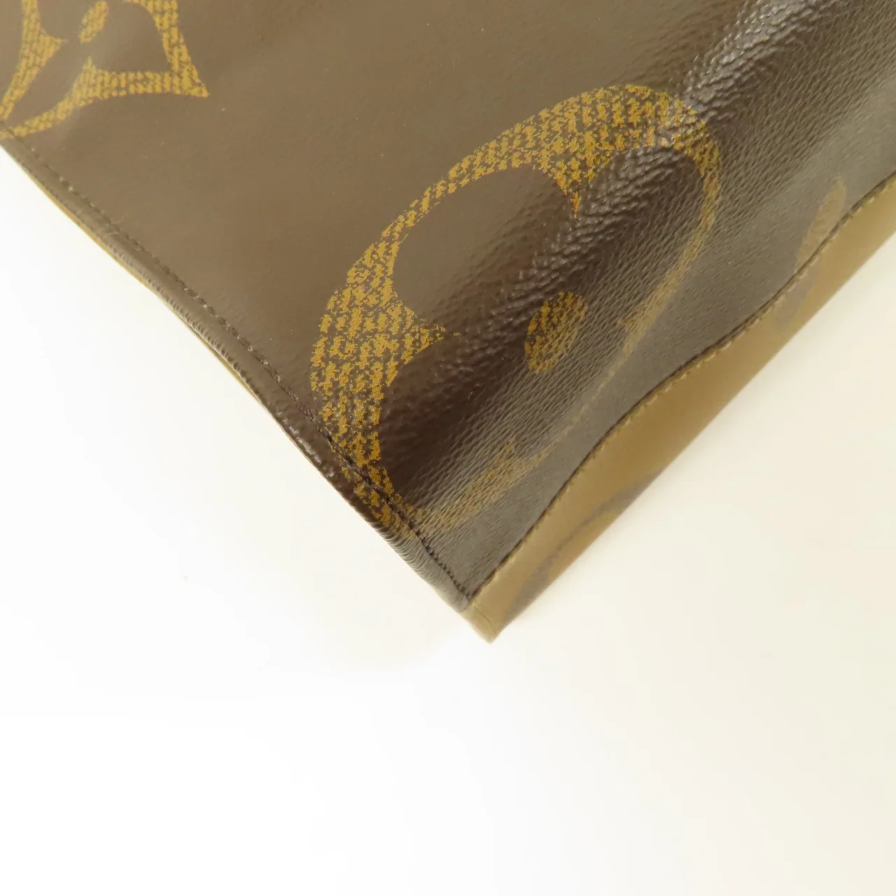 LOUIS VUITTON OnTheGo M45321 兩用包 塗層帆布 棕色 塗層帆布 中古品A - 縮圖 11