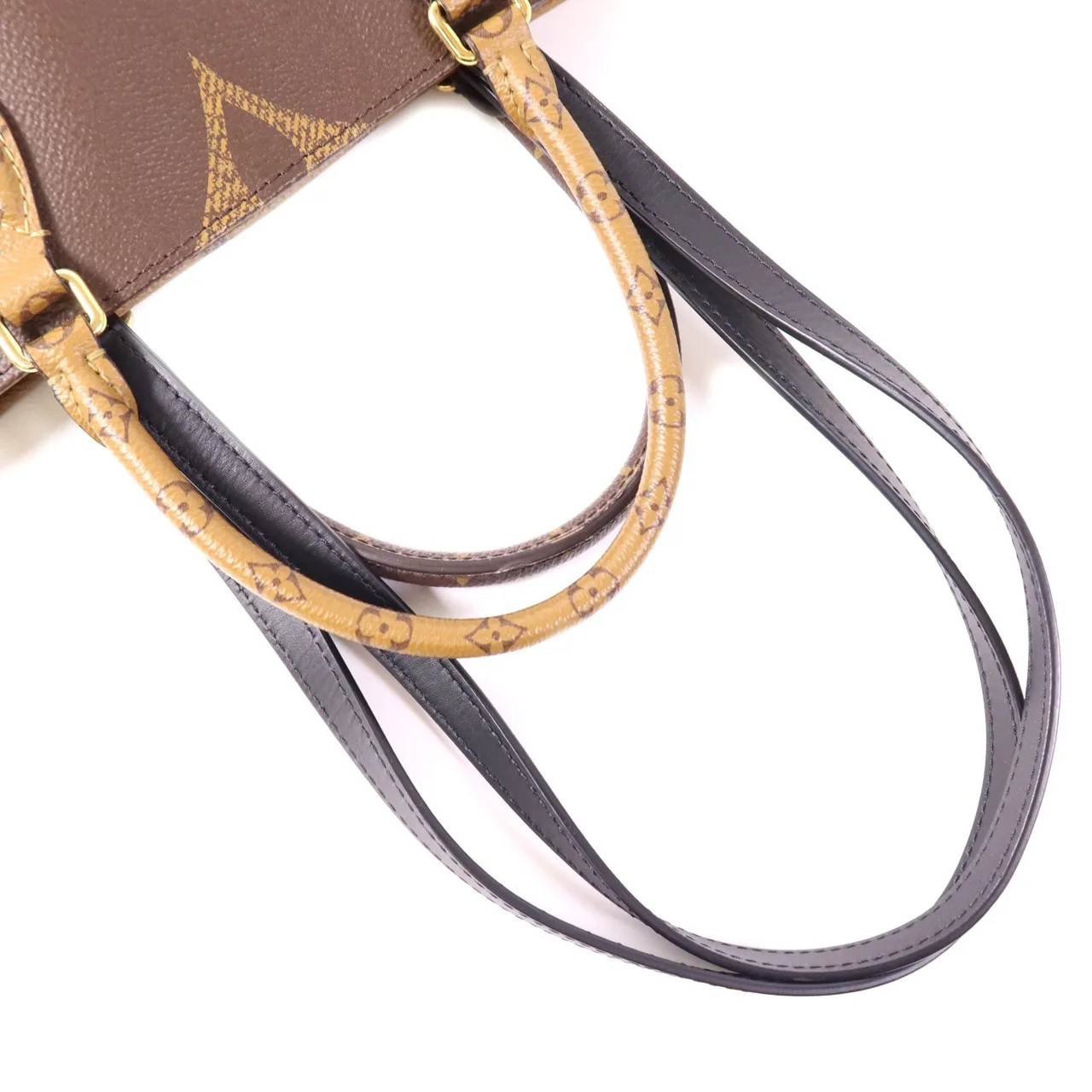 LOUIS VUITTON OnTheGo M45321 兩用包 塗層帆布 棕色 塗層帆布 中古品A - 縮圖 8