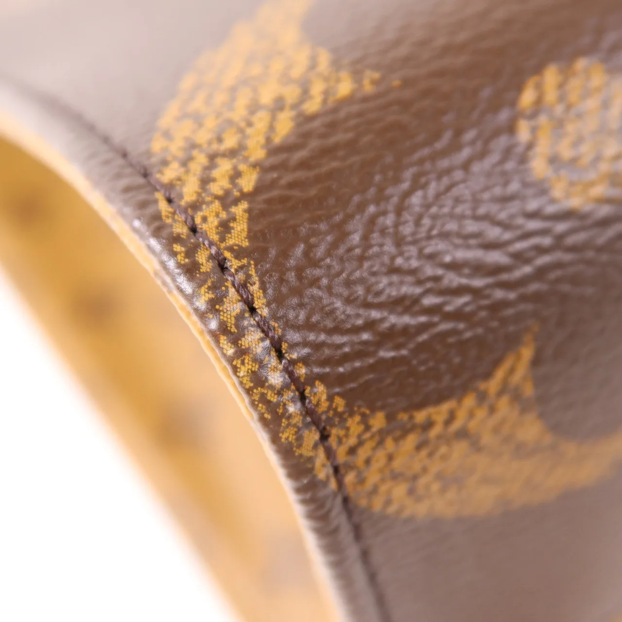 LOUIS VUITTON OnTheGo M45321 兩用包 塗層帆布 棕色 塗層帆布 中古品A - 縮圖 11