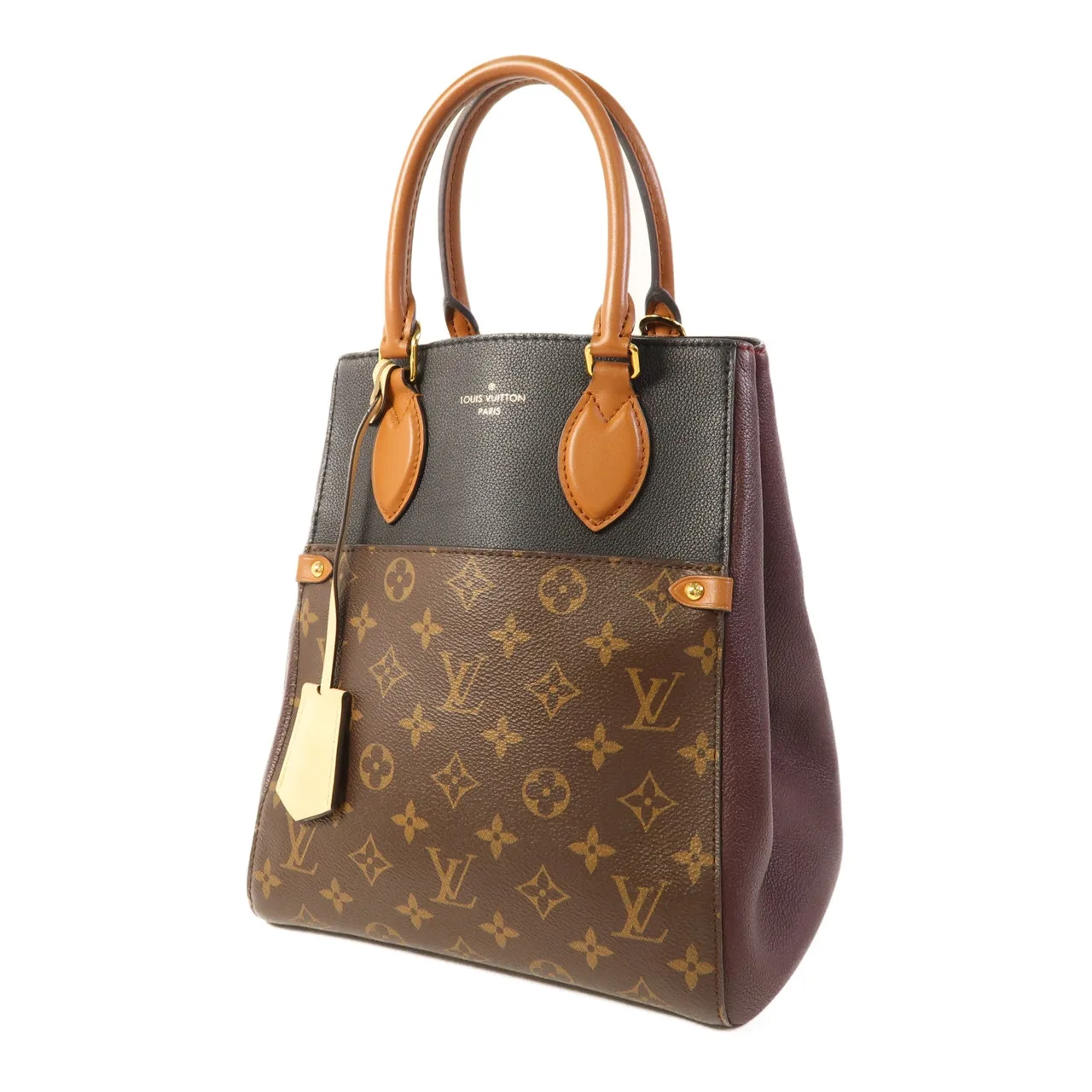 LOUIS VUITTON M45409 兩用包 塗層帆布 棕色 塗層帆布 中古品B - 縮圖 3