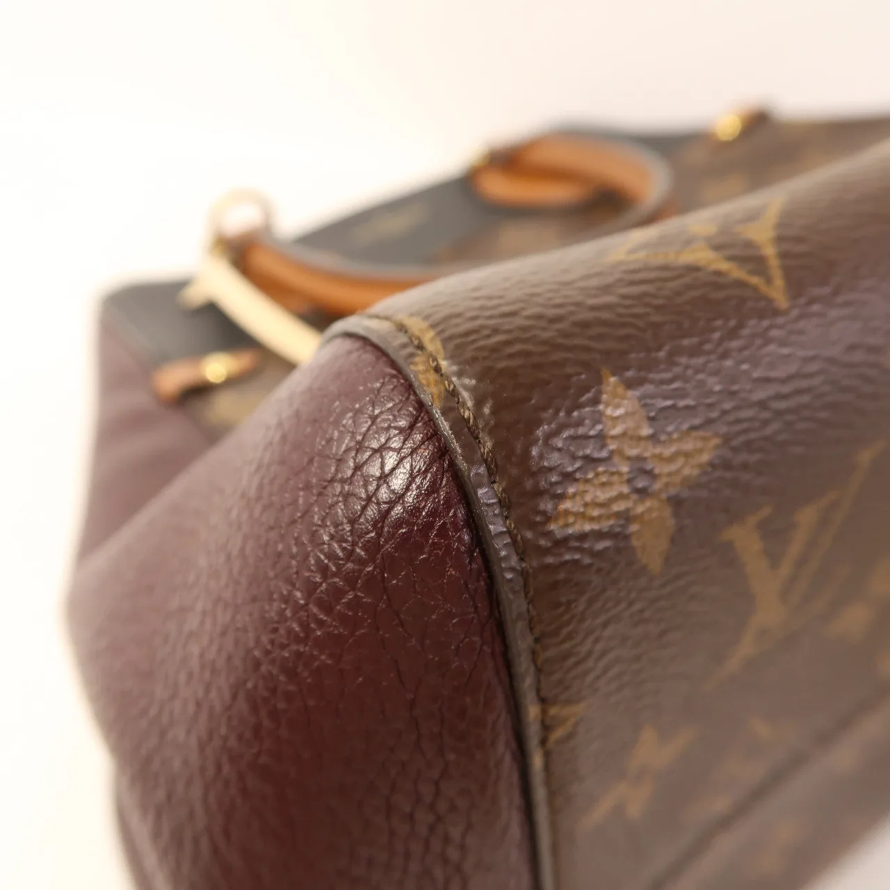 LOUIS VUITTON M45409 兩用包 塗層帆布 棕色 塗層帆布 中古品B - 縮圖 14