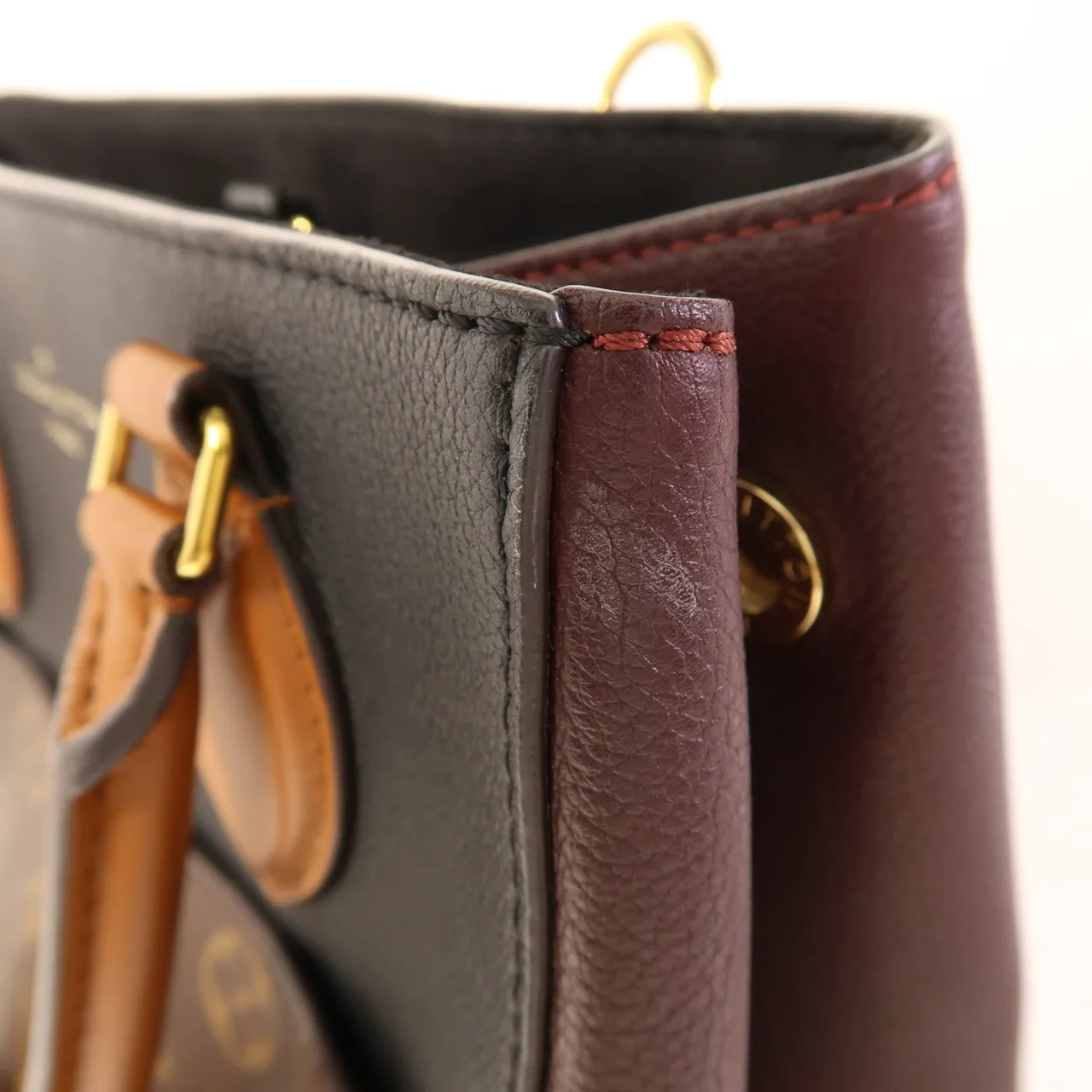 LOUIS VUITTON M45409 兩用包 塗層帆布 棕色 塗層帆布 中古品B - 縮圖 20