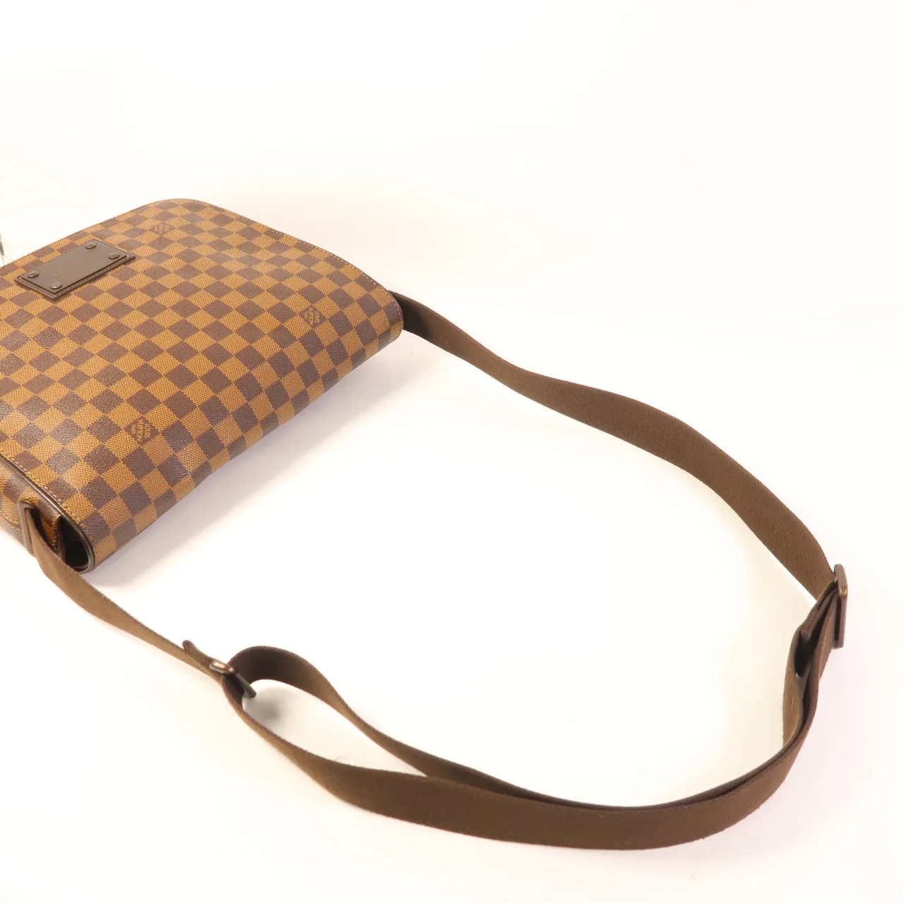 LOUIS VUITTON Brooklyn N51211 肩背包 塗層帆布 棕色 塗層帆布 中古品B - 縮圖 5