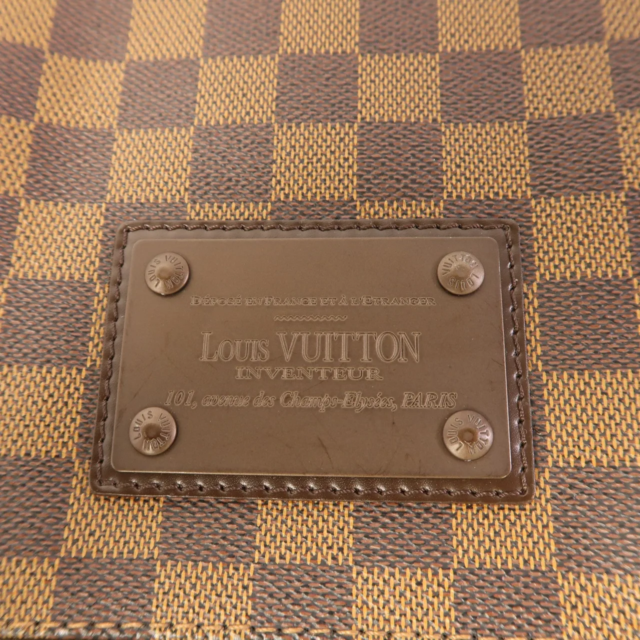LOUIS VUITTON Brooklyn N51211 肩背包 塗層帆布 棕色 塗層帆布 中古品B - 縮圖 9