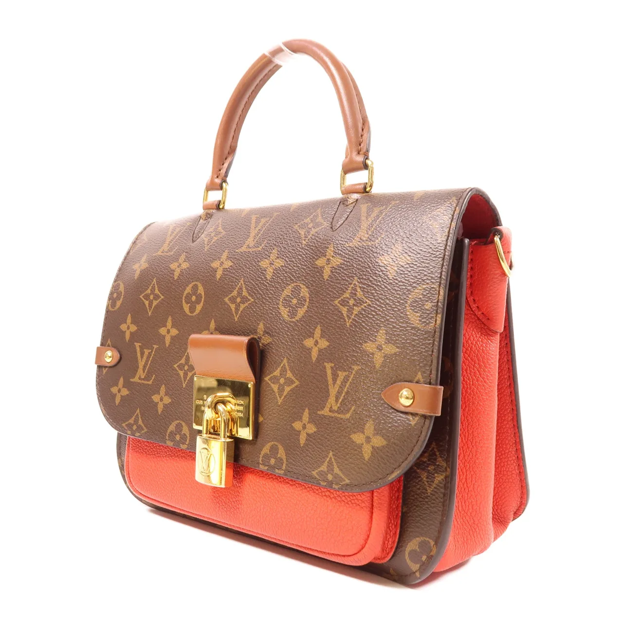 LOUIS VUITTON M44548 兩用包 塗層帆布 棕色 / Red/Brown 塗層帆布 中古品B - 縮圖 3