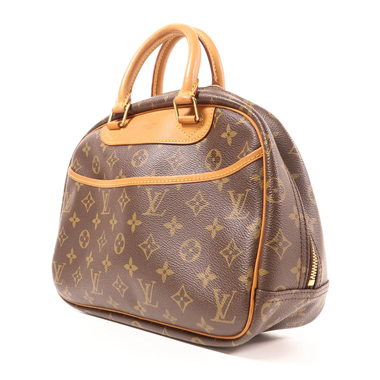 LOUIS VUITTON Trouville M42228 手提包 塗層帆布 棕色 塗層帆布 中古品B - 縮圖 3