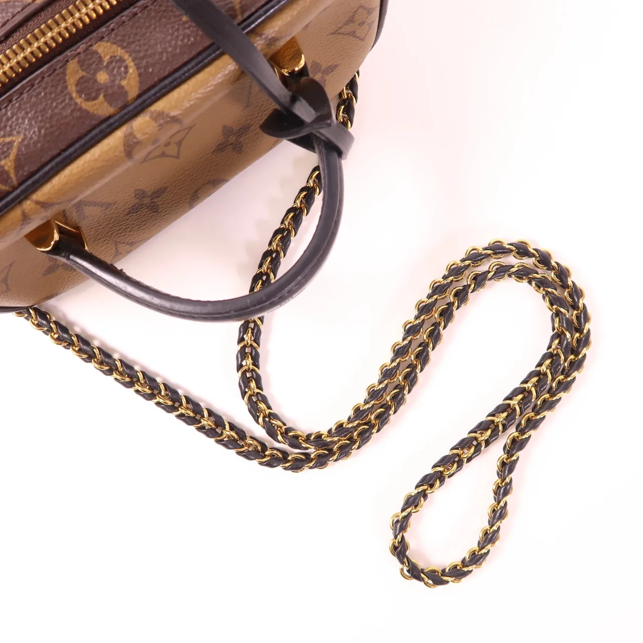 LOUIS VUITTON Vanity M45165 兩用包 塗層帆布 棕色 / Brown 塗層帆布 中古品B - 縮圖 8