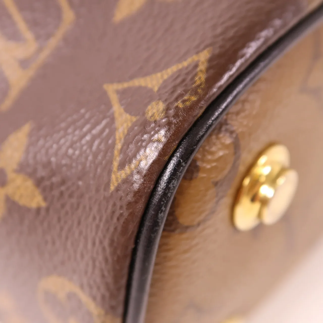 LOUIS VUITTON Vanity M45165 兩用包 塗層帆布 棕色 / Brown 塗層帆布 中古品B - 縮圖 10