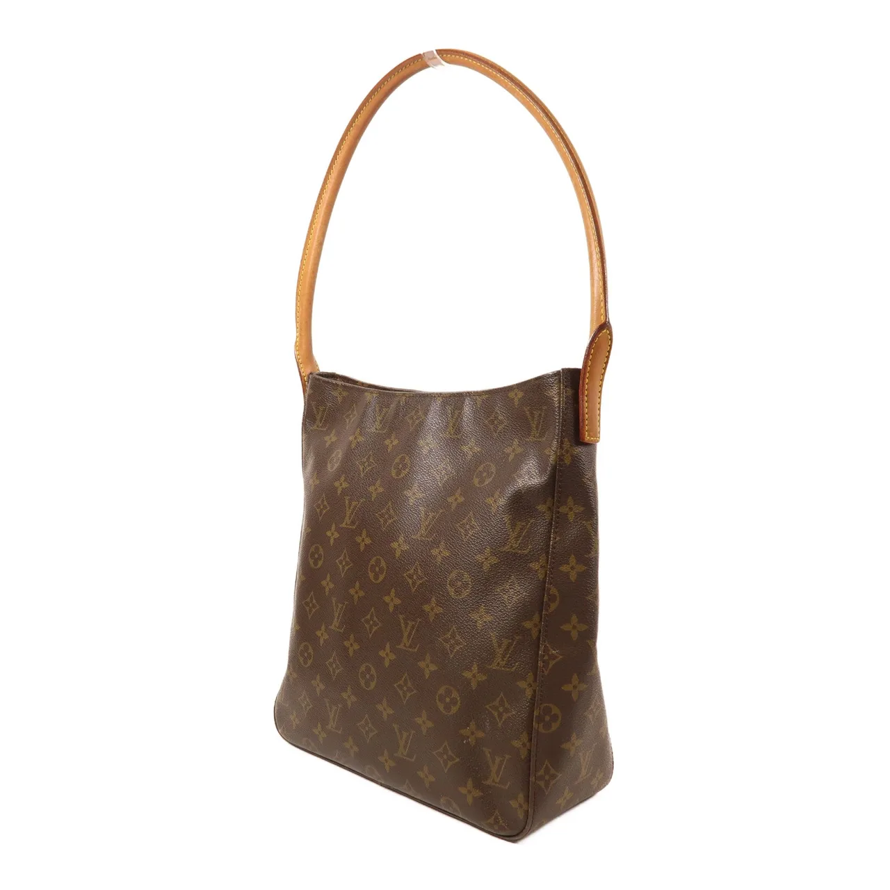 LOUIS VUITTON Loop M51145 肩背包 塗層帆布 棕色 / Brown 塗層帆布 中古品B - 縮圖 3