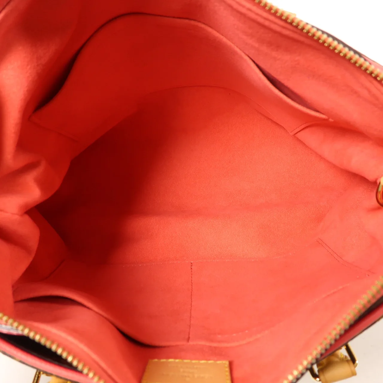 LOUIS VUITTON Pallas M41175 兩用包 塗層帆布 棕色 / Momogram/Red 塗層帆布 中古品A - 縮圖 5