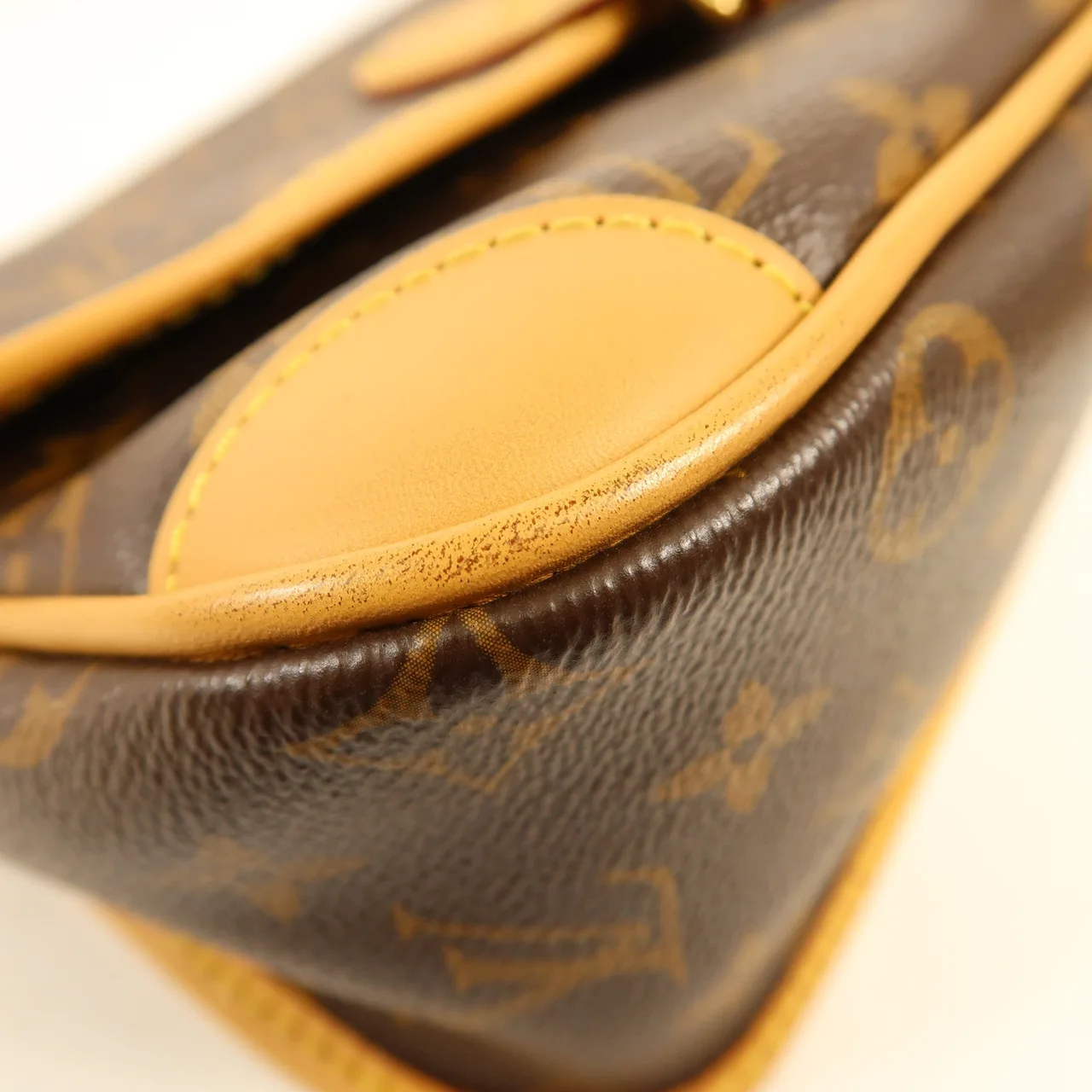 LOUIS VUITTON Diane M45985 兩用包 塗層帆布 棕色 / Brown 塗層帆布 中古品B - 縮圖 11