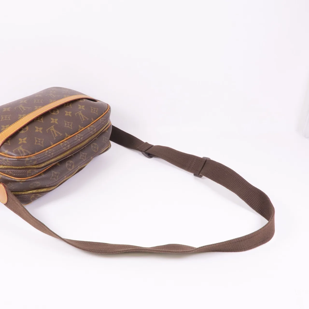 LOUIS VUITTON Reporter M45254 肩背包 塗層帆布 棕色 塗層帆布 中古品B - 縮圖 5