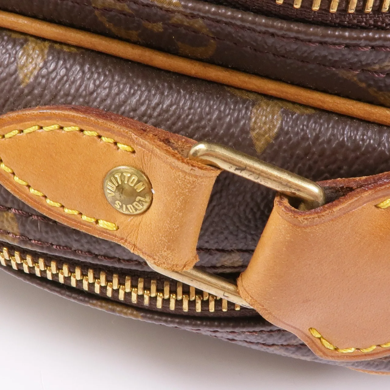 LOUIS VUITTON Reporter M45254 肩背包 塗層帆布 棕色 塗層帆布 中古品B - 縮圖 6