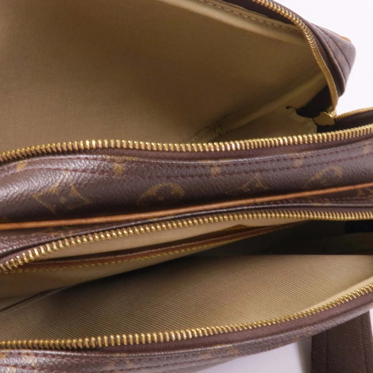 LOUIS VUITTON Reporter M45254 肩背包 塗層帆布 棕色 塗層帆布 中古品B - 縮圖 9