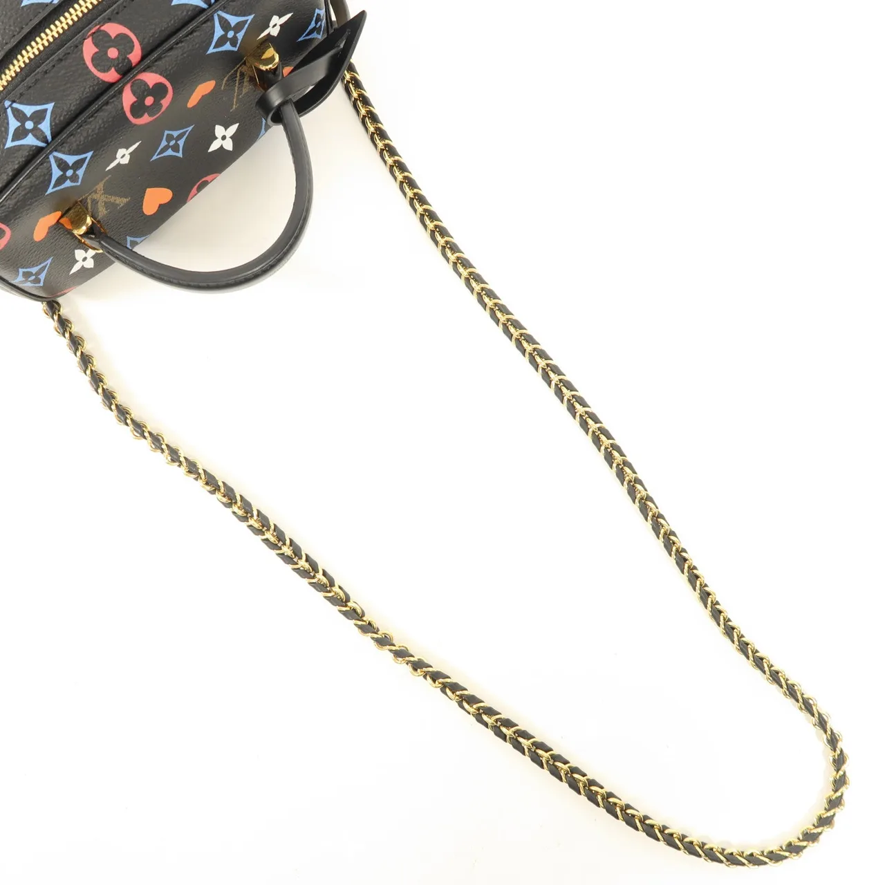 LOUIS VUITTON Vanity M57482 兩用包 塗層帆布 黑色 / 多種顏色 / Black 塗層帆布 中古品A - 縮圖 8