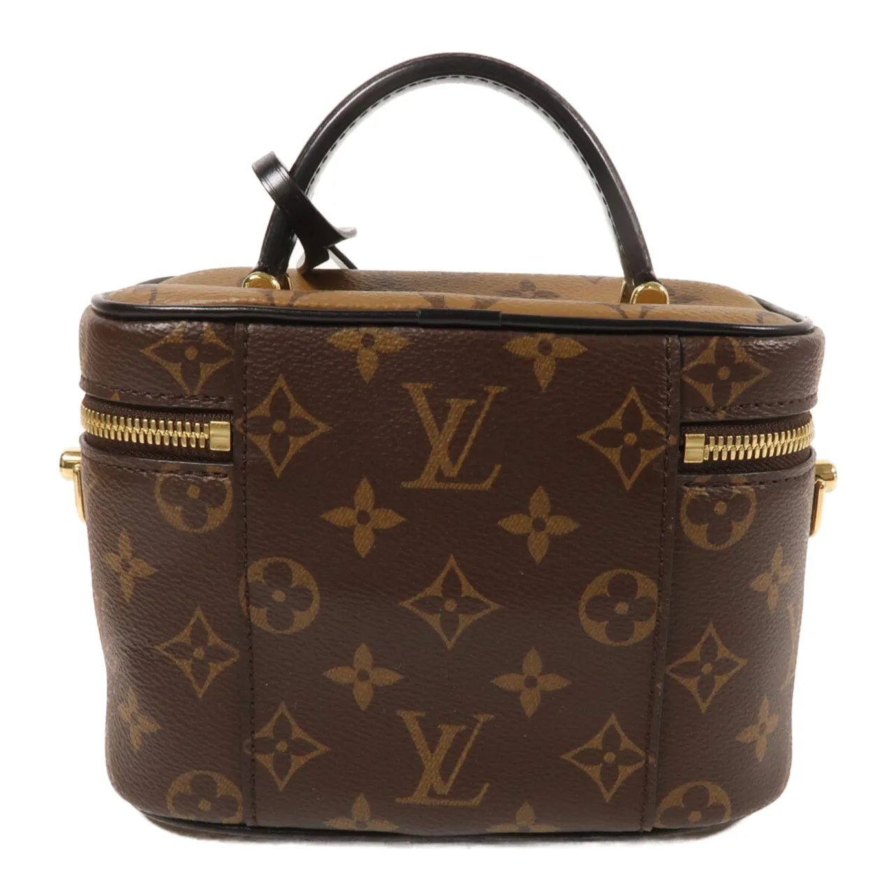LOUIS VUITTON Vanity M45165 兩用包 塗層帆布 棕色 塗層帆布 中古品A - 縮圖 2