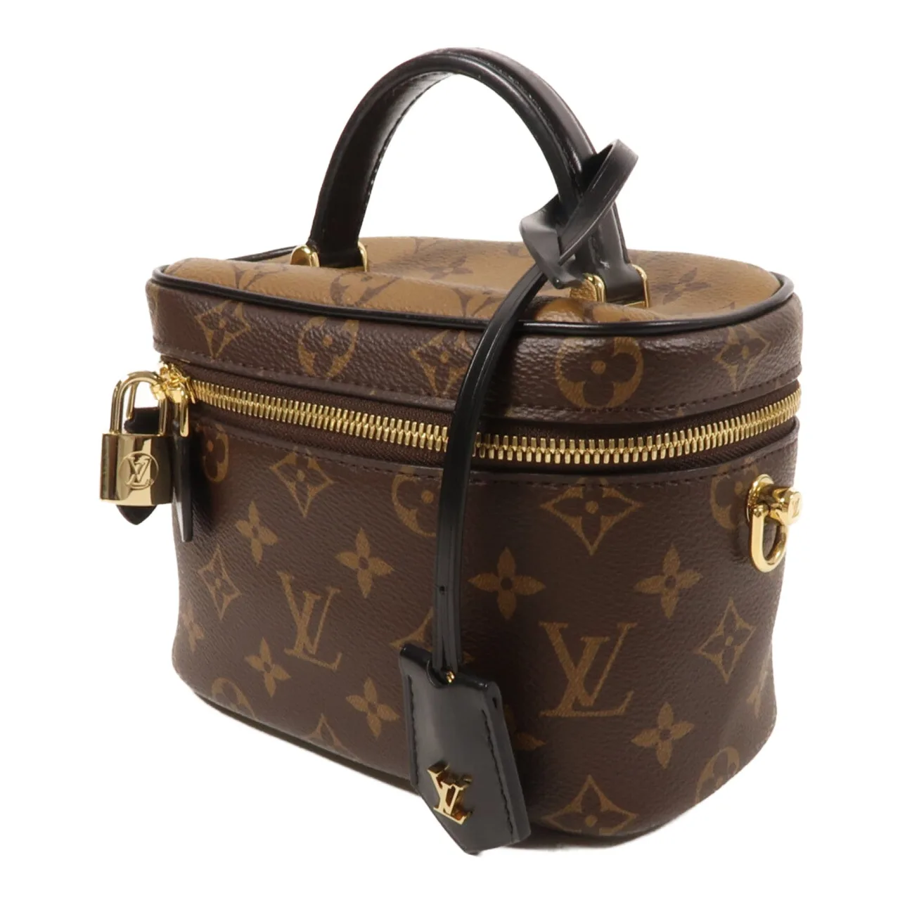 LOUIS VUITTON Vanity M45165 兩用包 塗層帆布 棕色 塗層帆布 中古品A - 縮圖 3