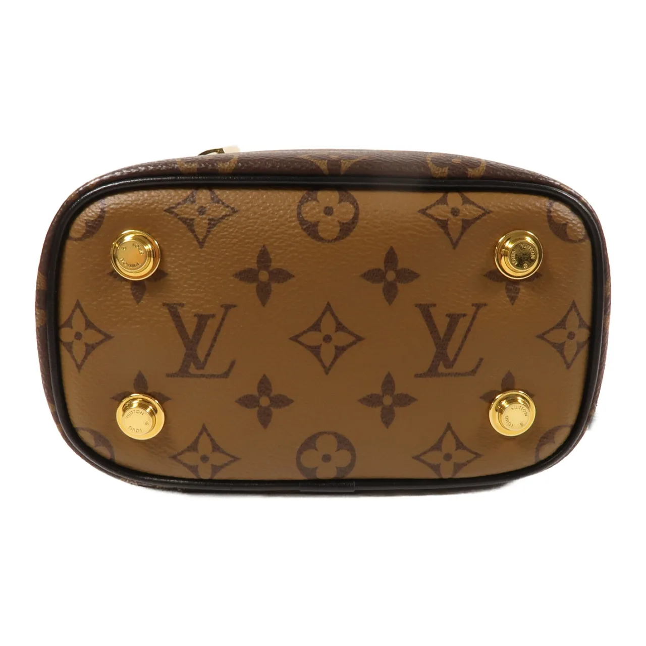 LOUIS VUITTON Vanity M45165 兩用包 塗層帆布 棕色 塗層帆布 中古品A - 縮圖 4