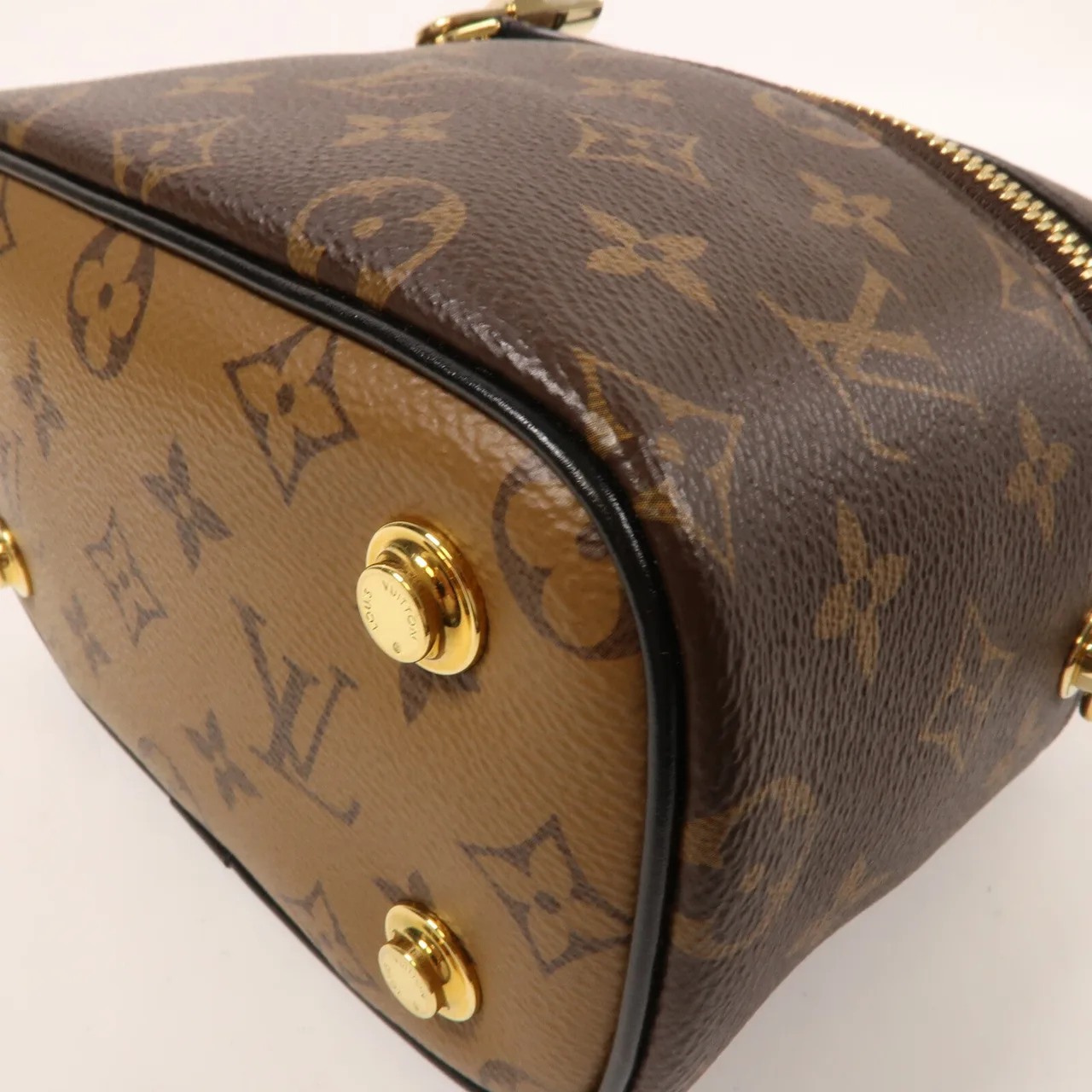 LOUIS VUITTON Vanity M45165 兩用包 塗層帆布 棕色 塗層帆布 中古品A - 縮圖 5