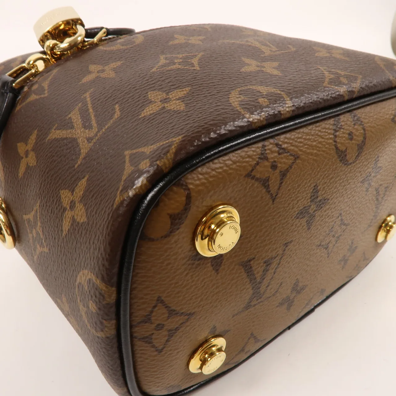 LOUIS VUITTON Vanity M45165 兩用包 塗層帆布 棕色 塗層帆布 中古品A - 縮圖 6