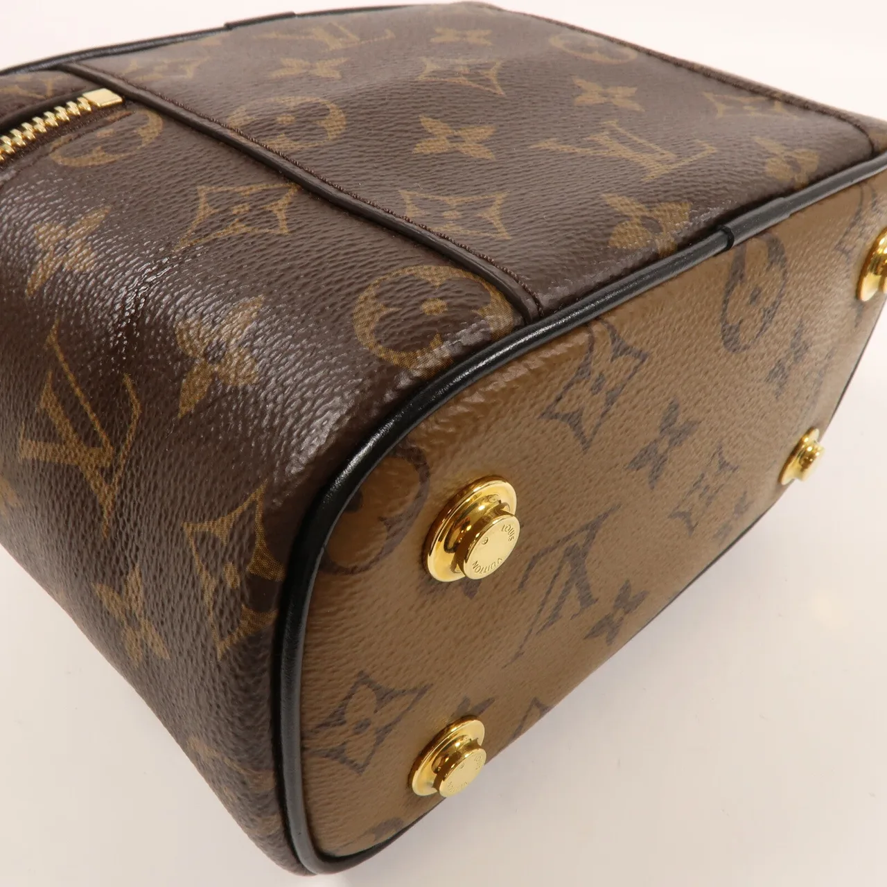 LOUIS VUITTON Vanity M45165 兩用包 塗層帆布 棕色 塗層帆布 中古品A - 縮圖 8