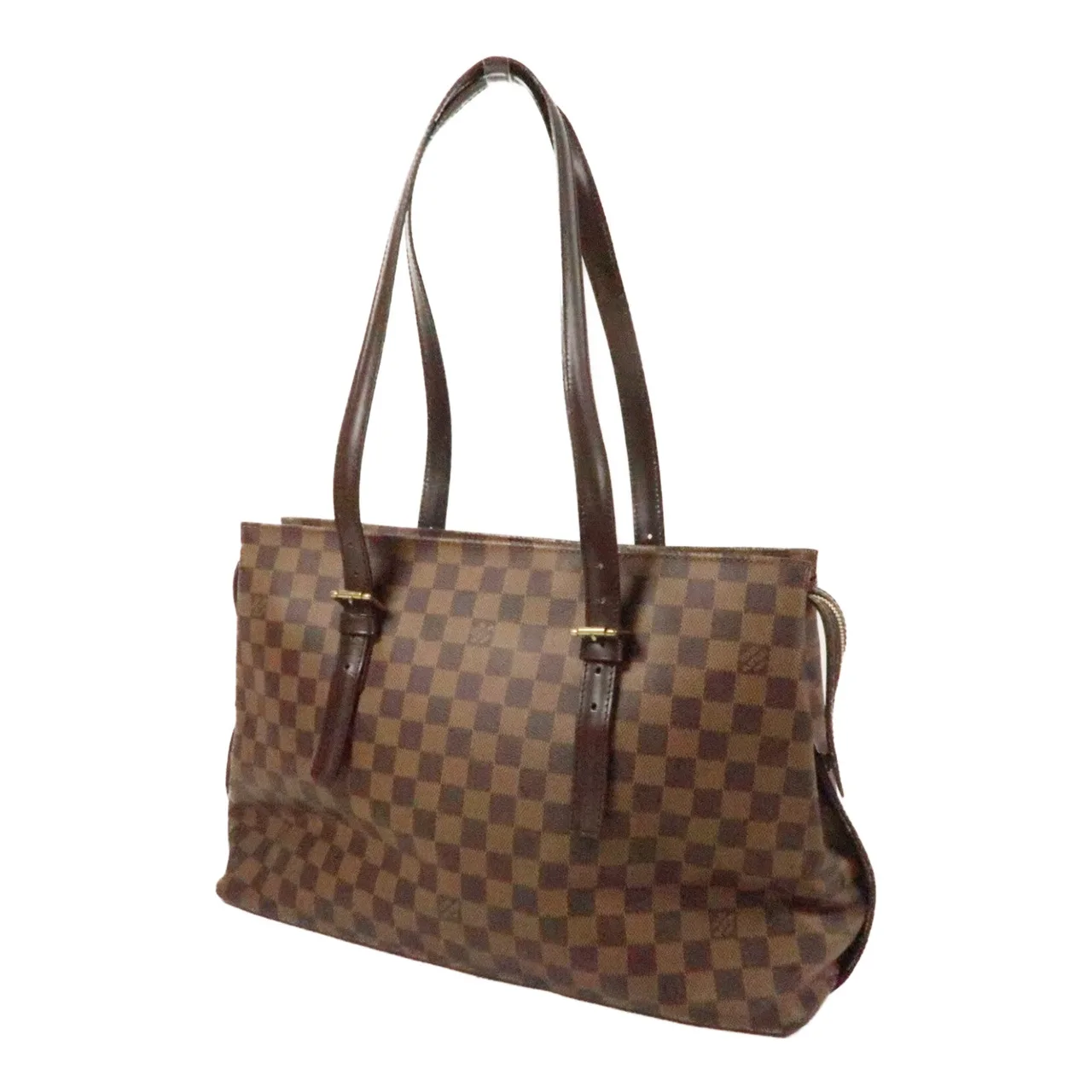 LOUIS VUITTON Chelsea N51119 托特包 塗層帆布 棕色 塗層帆布 中古品A - 縮圖 2