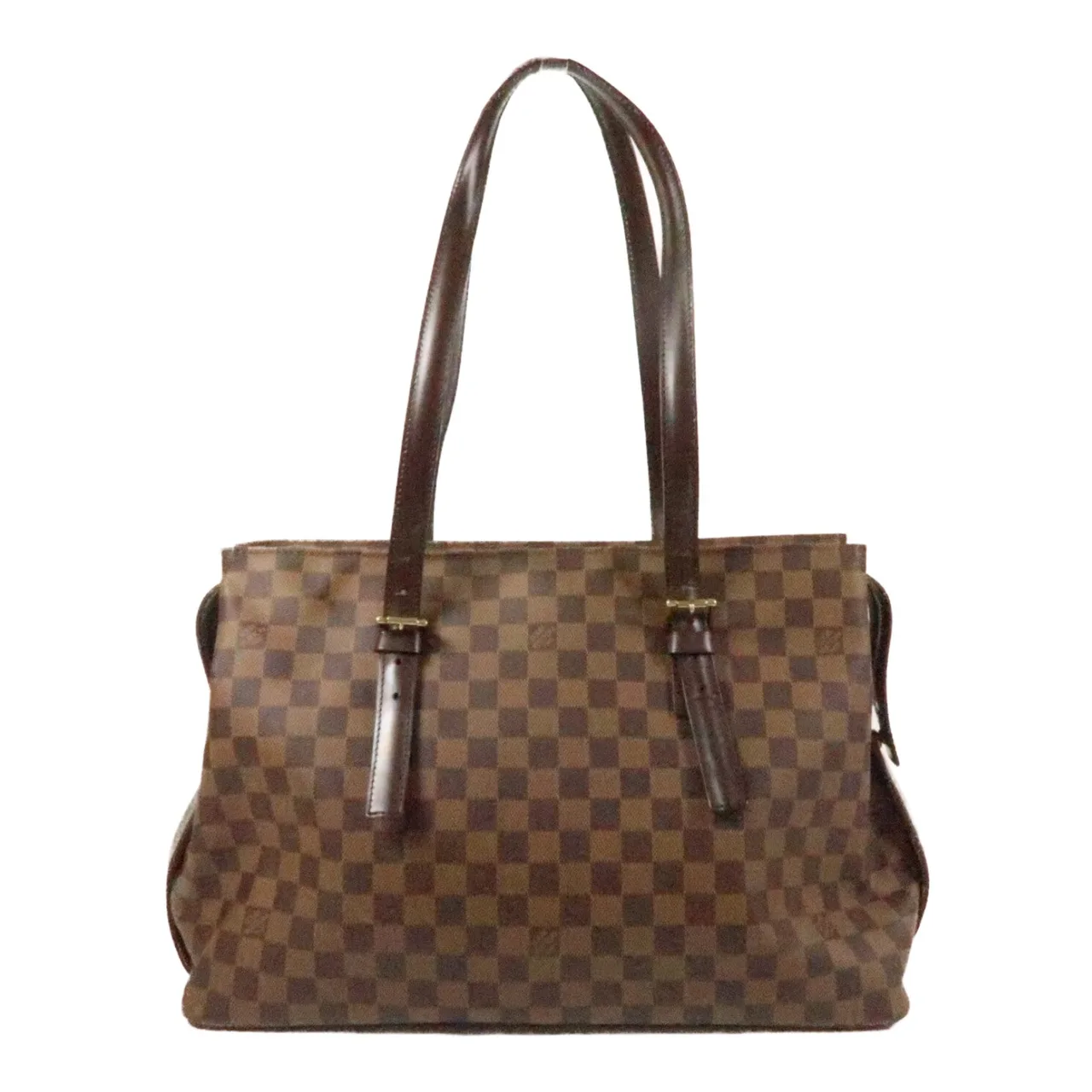 LOUIS VUITTON Chelsea N51119 托特包 塗層帆布 棕色 塗層帆布 中古品A - 縮圖 3