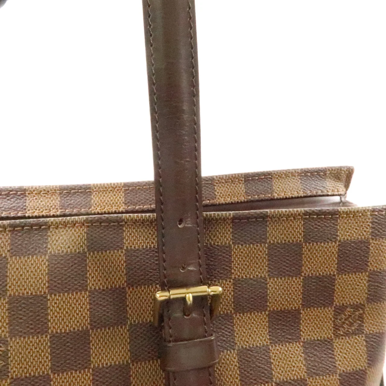 LOUIS VUITTON Chelsea N51119 托特包 塗層帆布 棕色 塗層帆布 中古品A - 縮圖 4