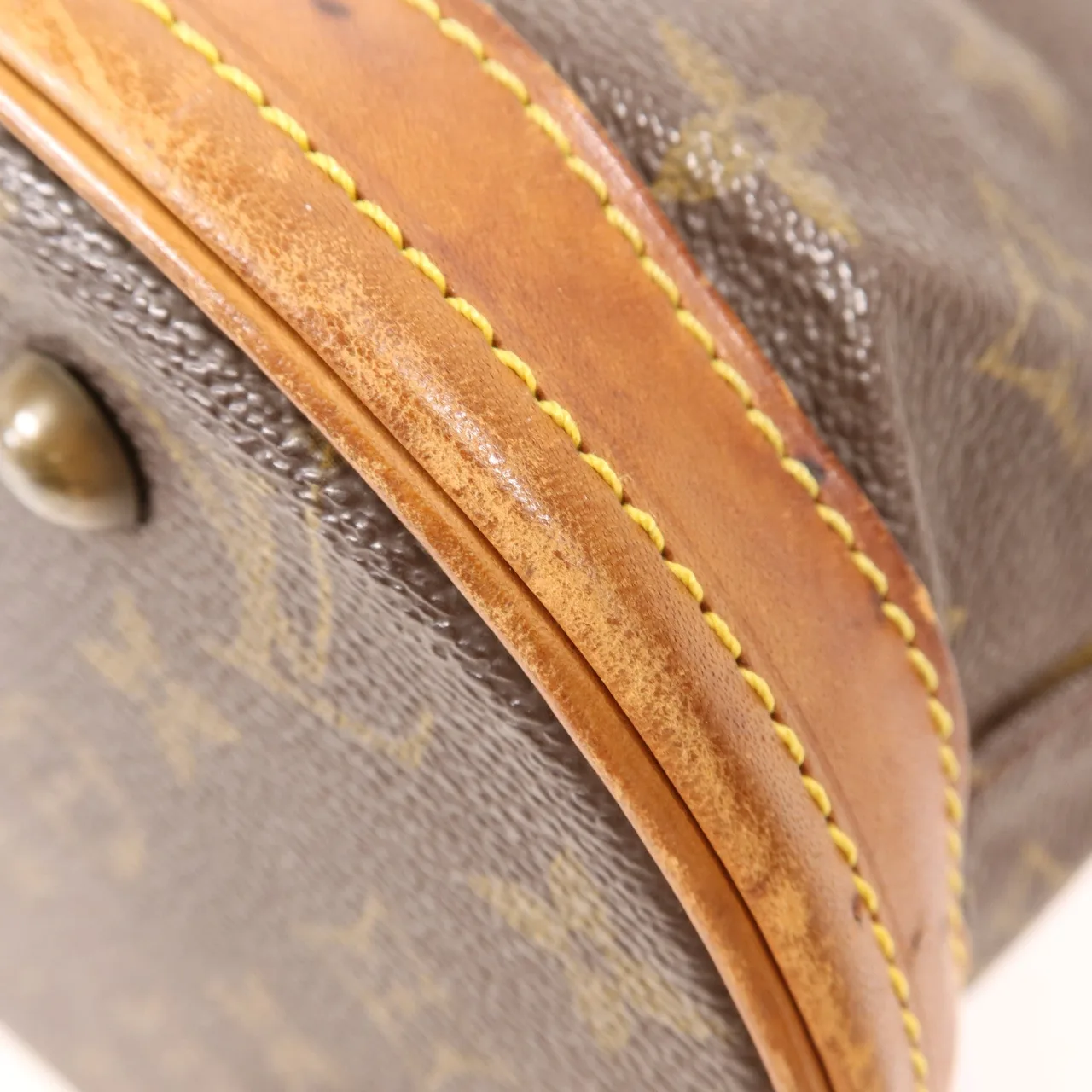 LOUIS VUITTON Bucket M42238 托特包 塗層帆布 棕色 塗層帆布 中古品C - 縮圖 9