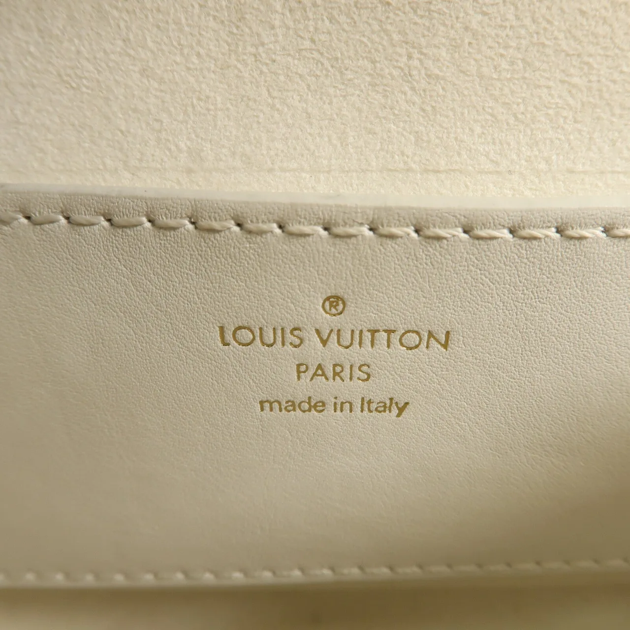 LOUIS VUITTON Multi Pochette M56466 肩背包 牛皮 白色 / White 牛皮 中古品B - 縮圖 5