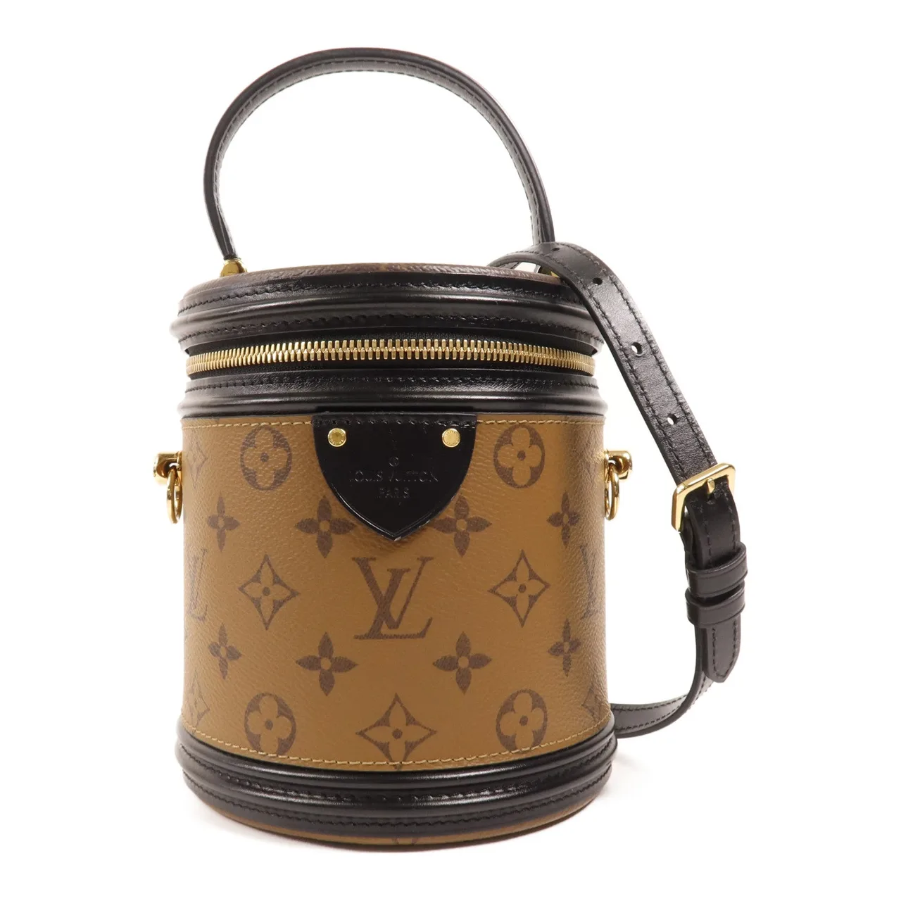 LOUIS VUITTON Cannes M43986 兩用包 塗層帆布 棕色