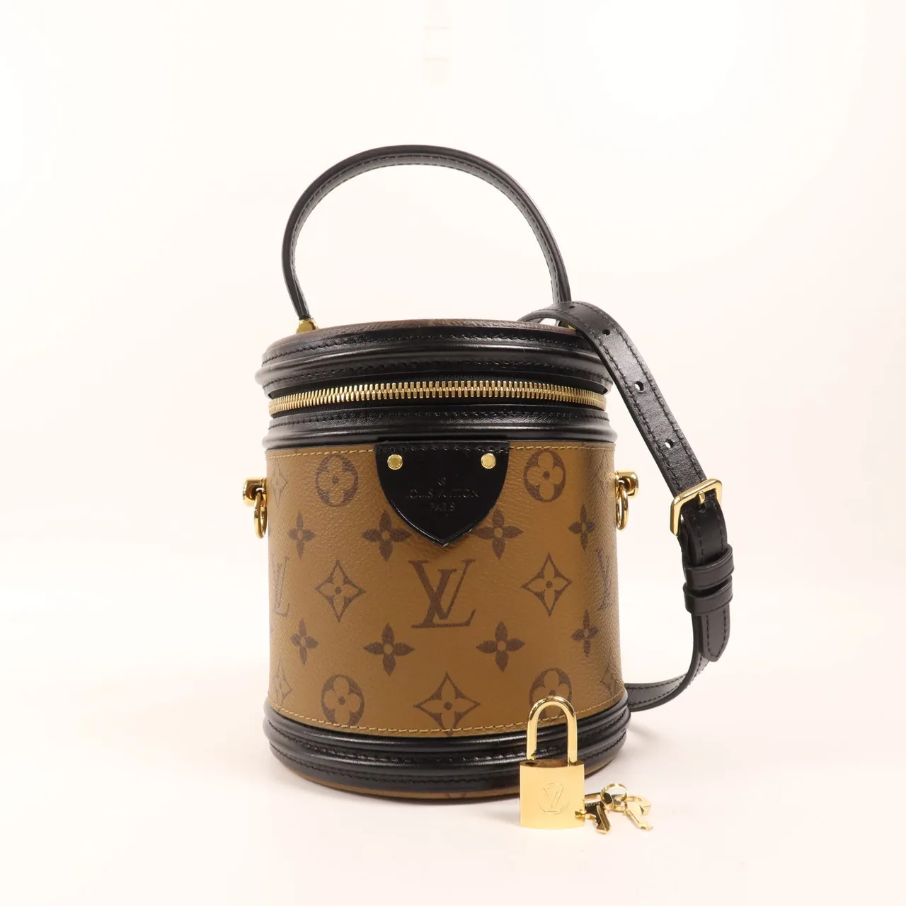 LOUIS VUITTON Cannes M43986 兩用包 塗層帆布 棕色 塗層帆布 中古品B - 縮圖 12
