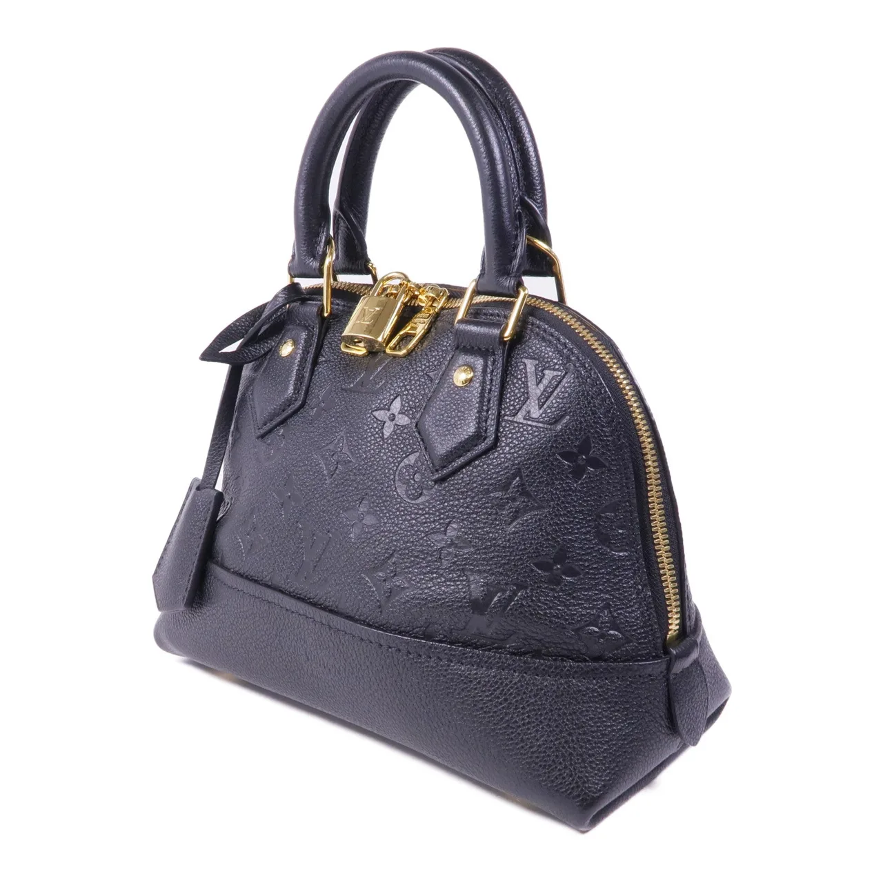 LOUIS VUITTON Alma M44829 兩用包 牛皮 黑色 牛皮 中古品A - 縮圖 3